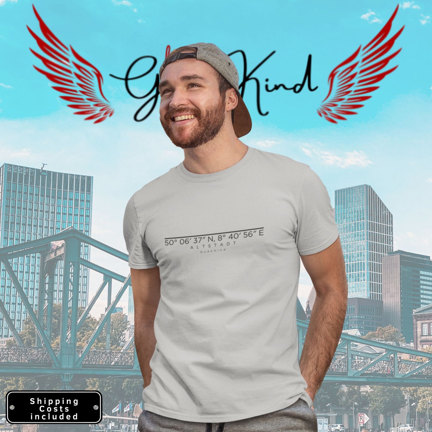 Altstadt Premium Tee – Unisex Frontprint