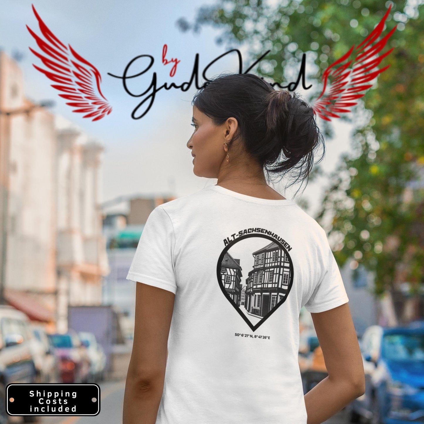 Alt-Sachsenhausen Premium Tee – Unisex Front- und Backprint