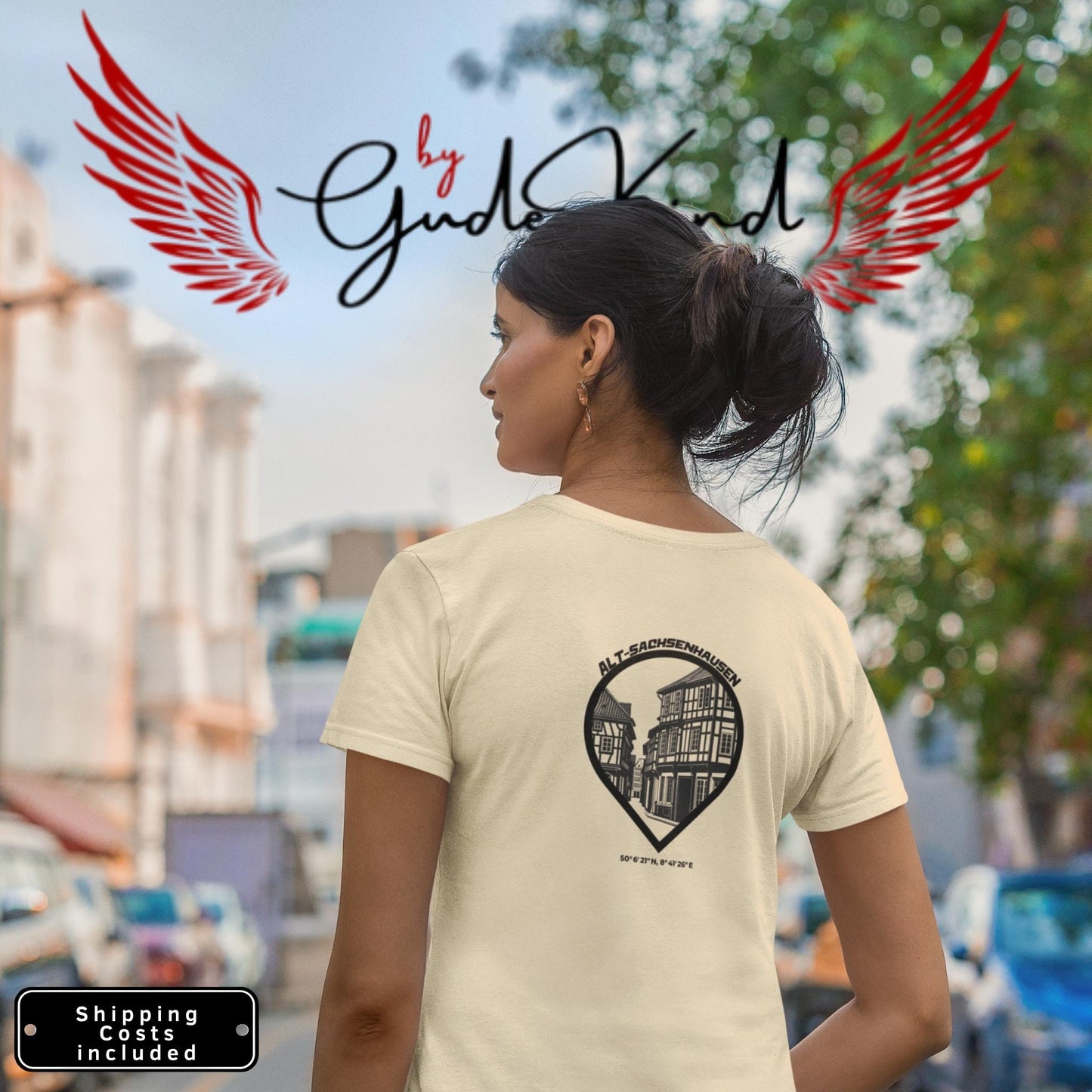 Alt-Sachsenhausen Premium Tee – Unisex Front- und Backprint