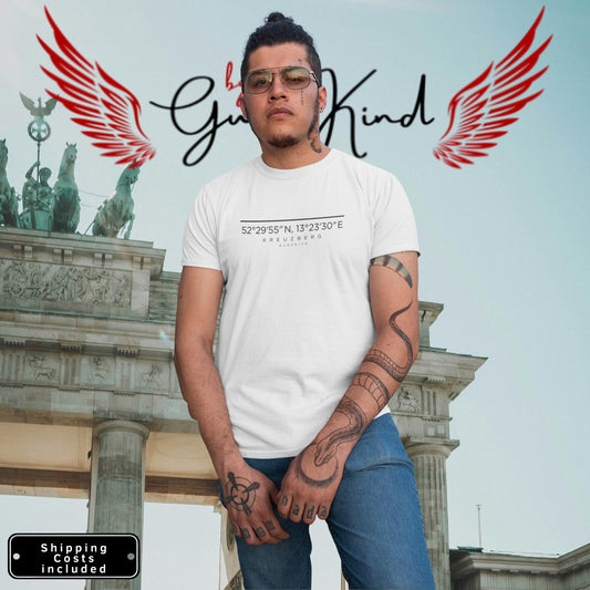 Kreuzberg T-Shirt Frontprint minimal Berlin Gudekind