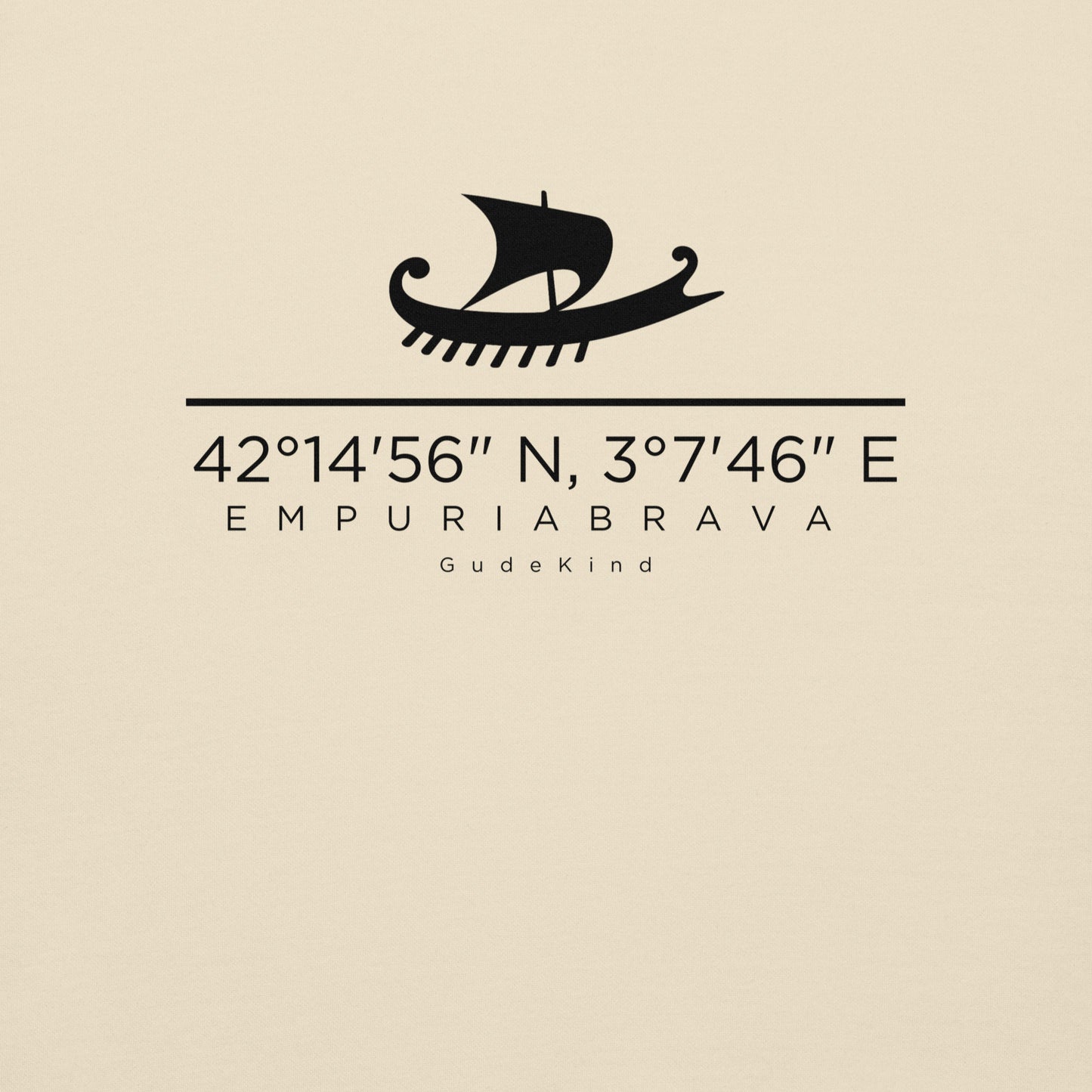 Frontprint Detail Empuriabrava Hoodie Gudekind