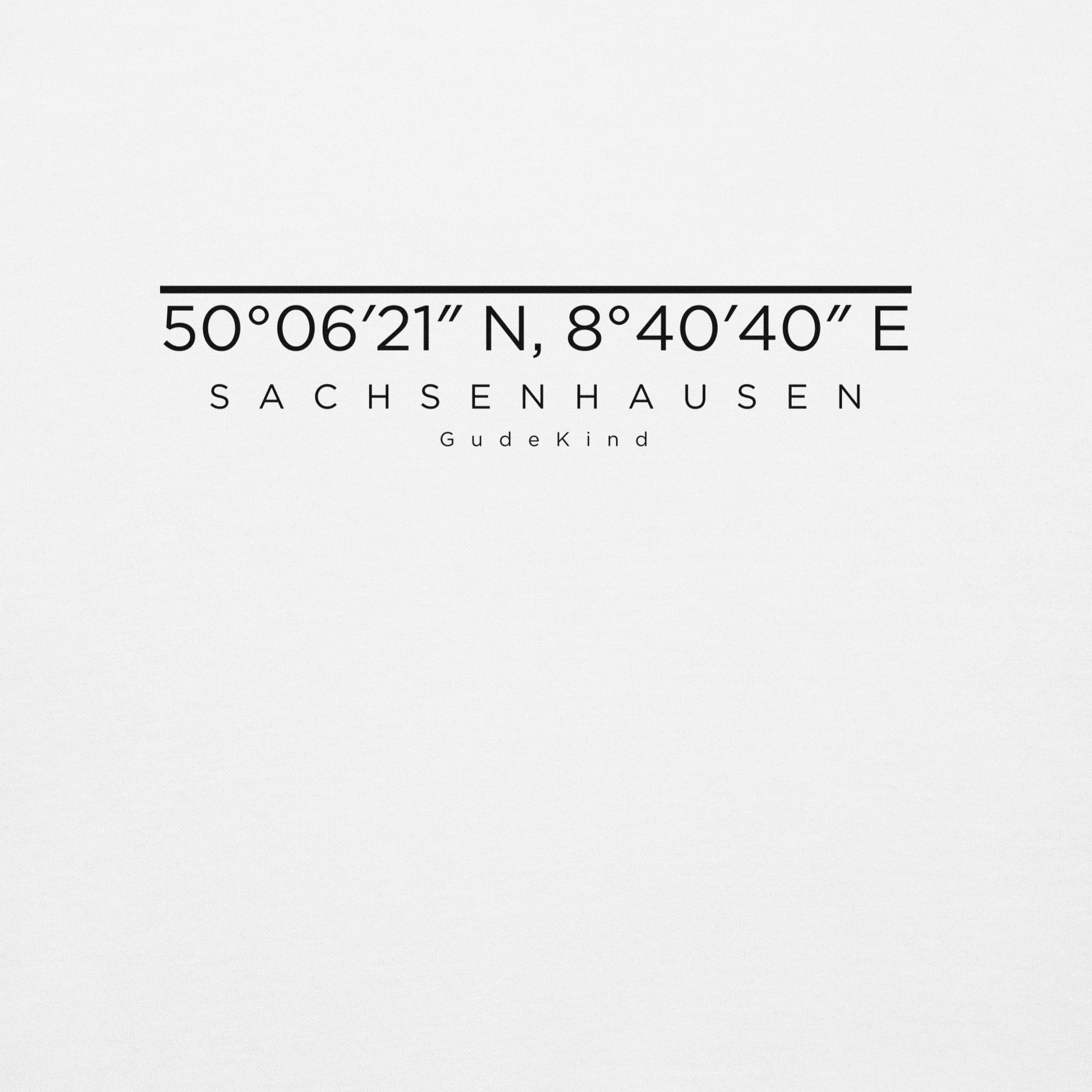 Sachsenhausen Hoodie Frontprint minimal Frankfurt Gudekind