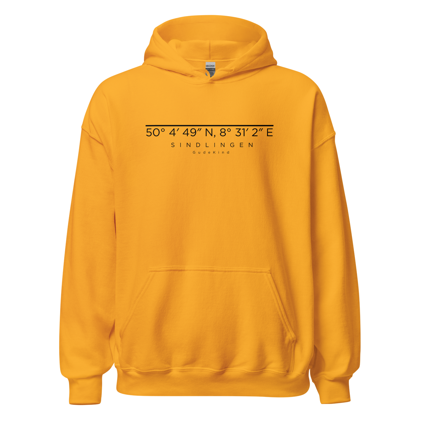 Sindlingen Premium Hoodie – Unisex Frontprint Color Edition