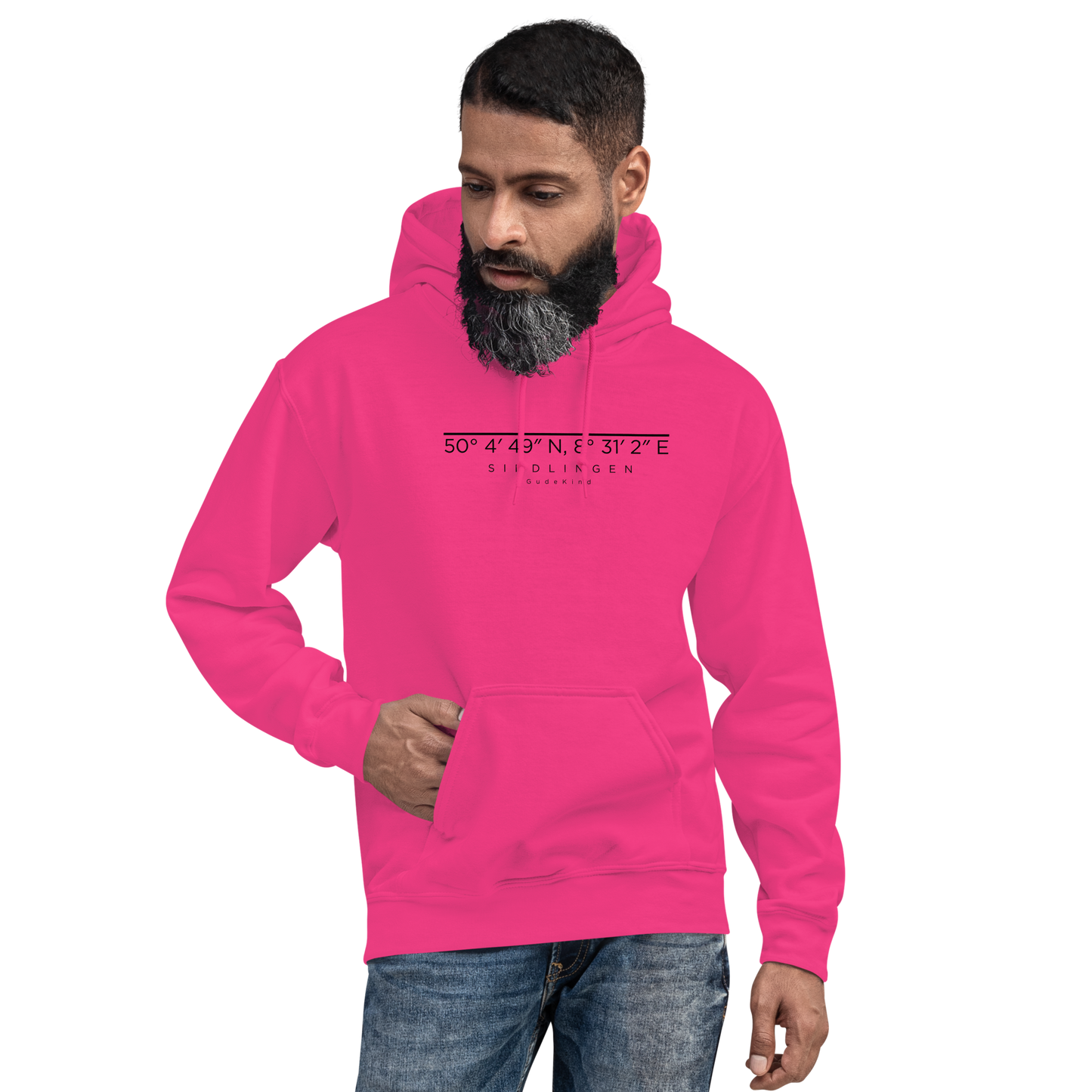 Sindlingen Premium Hoodie – Unisex Frontprint Color Edition