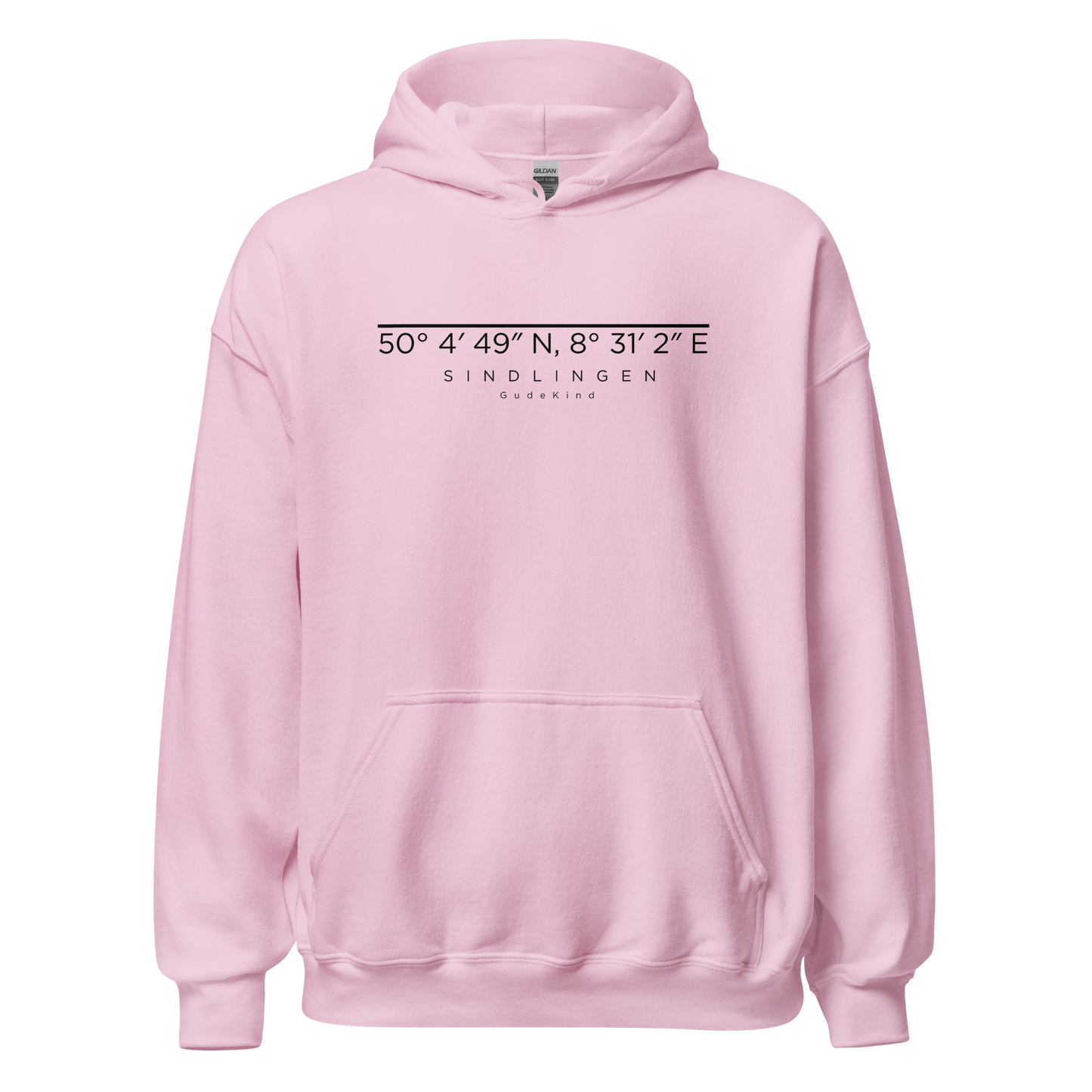 Sindlingen Premium Hoodie – Unisex Frontprint Color Edition