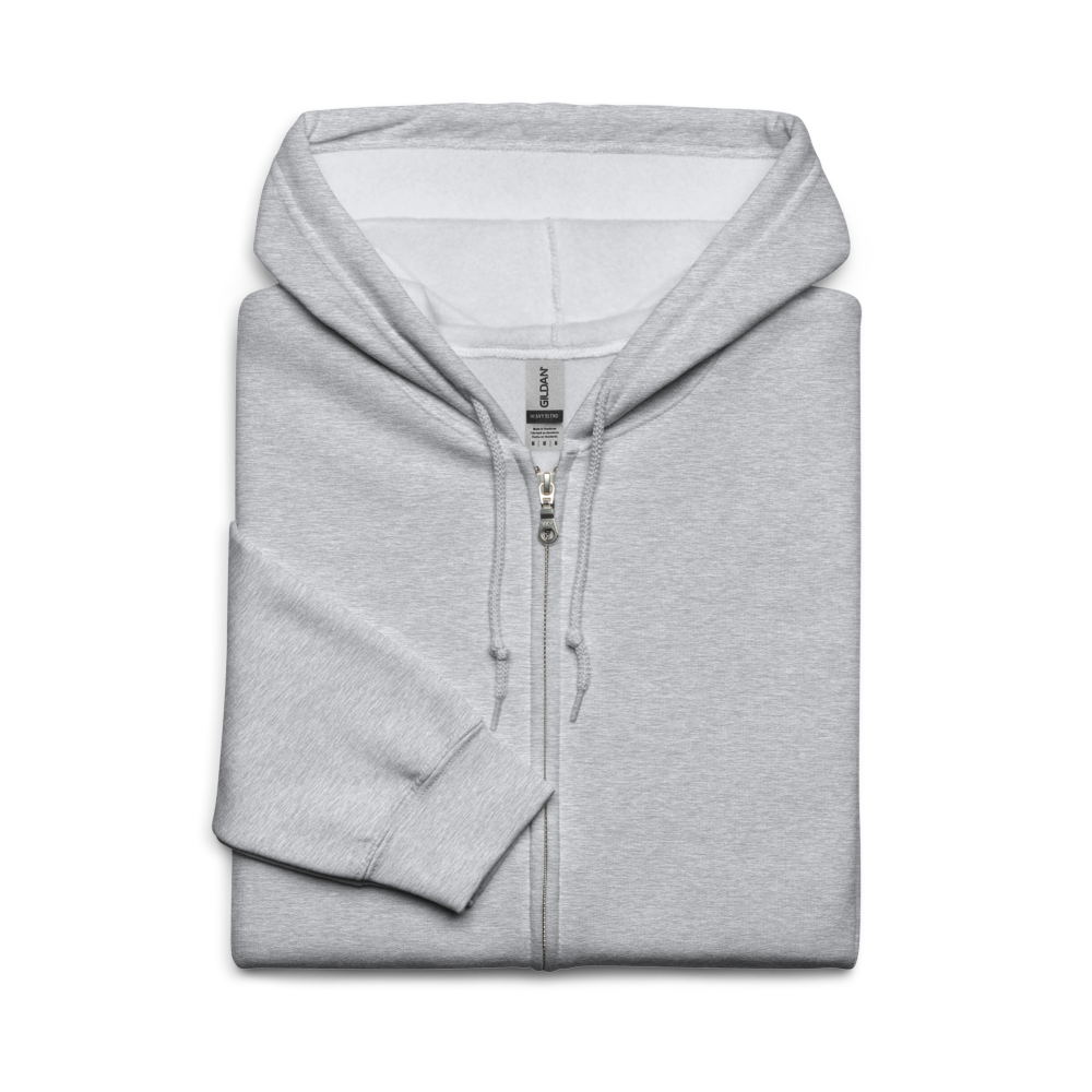 Schierstein Premium Zip Hoodie mit Backprint – minimalistischer Unisex Hoodie in hoher Qualität