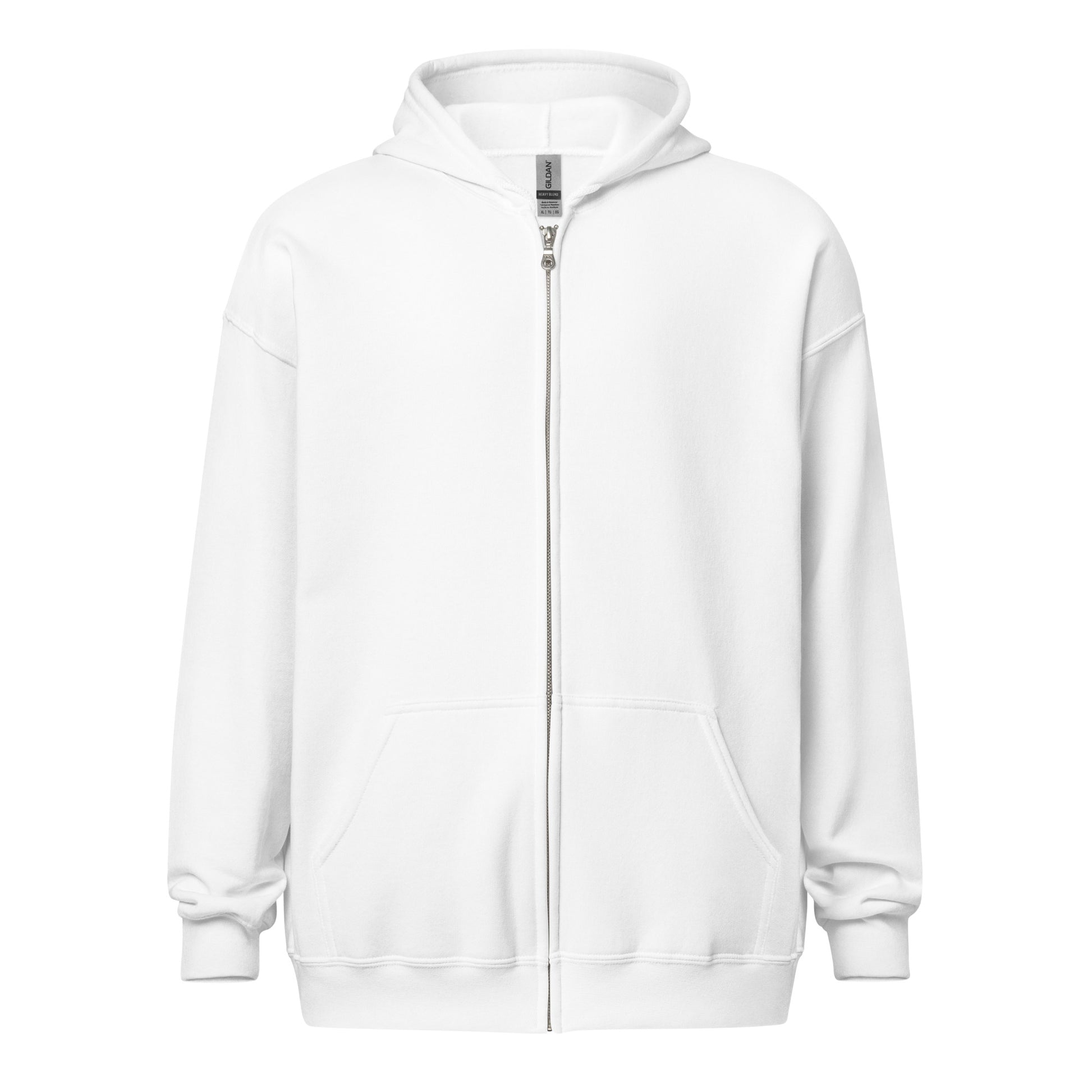 Schierstein Premium Zip Hoodie mit Backprint – minimalistischer Unisex Hoodie in hoher Qualität