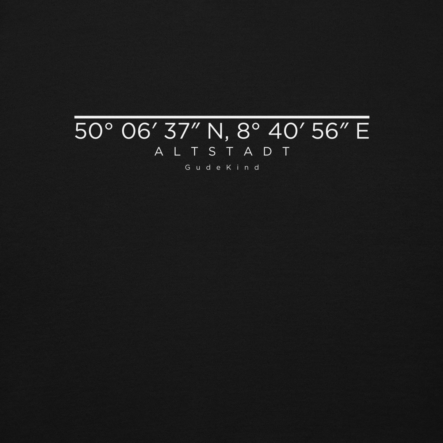 Altstadt Premium Hoodie – Unisex Frontprint
