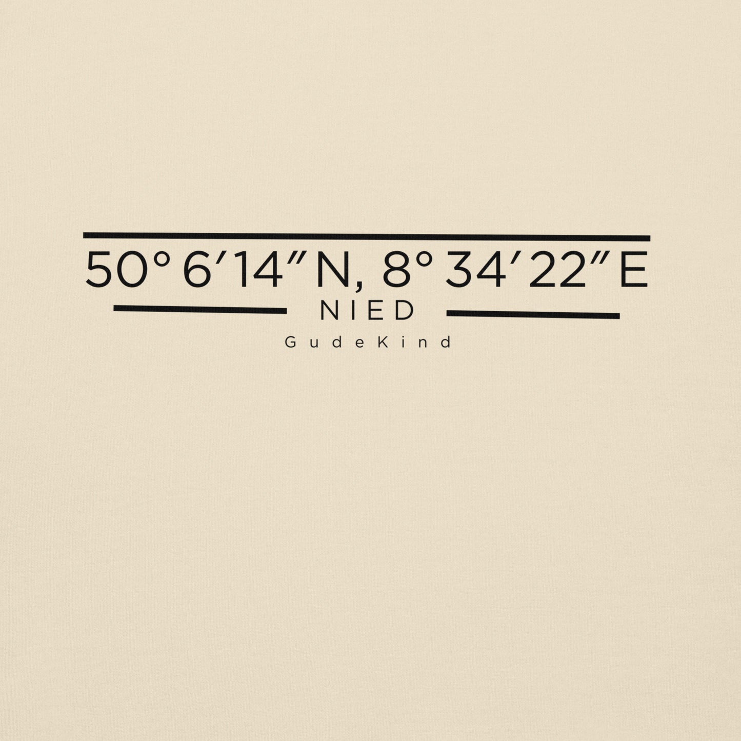 Unisex Hoodie für Frankfurt Nied – Streetwear meets Local Identity