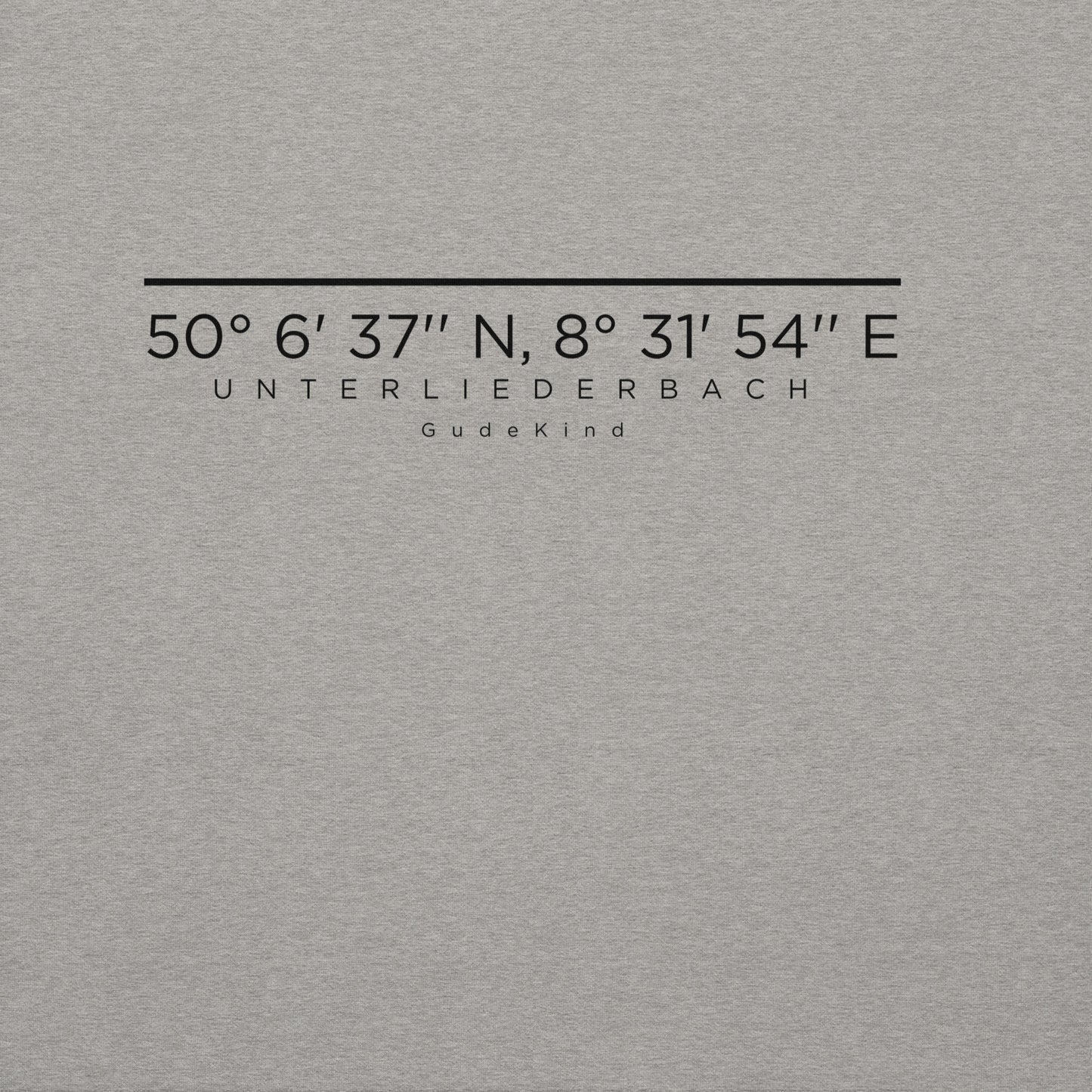 Frankfurt Unterliederbach Hoodie – minimalistisches Design für Local Pride