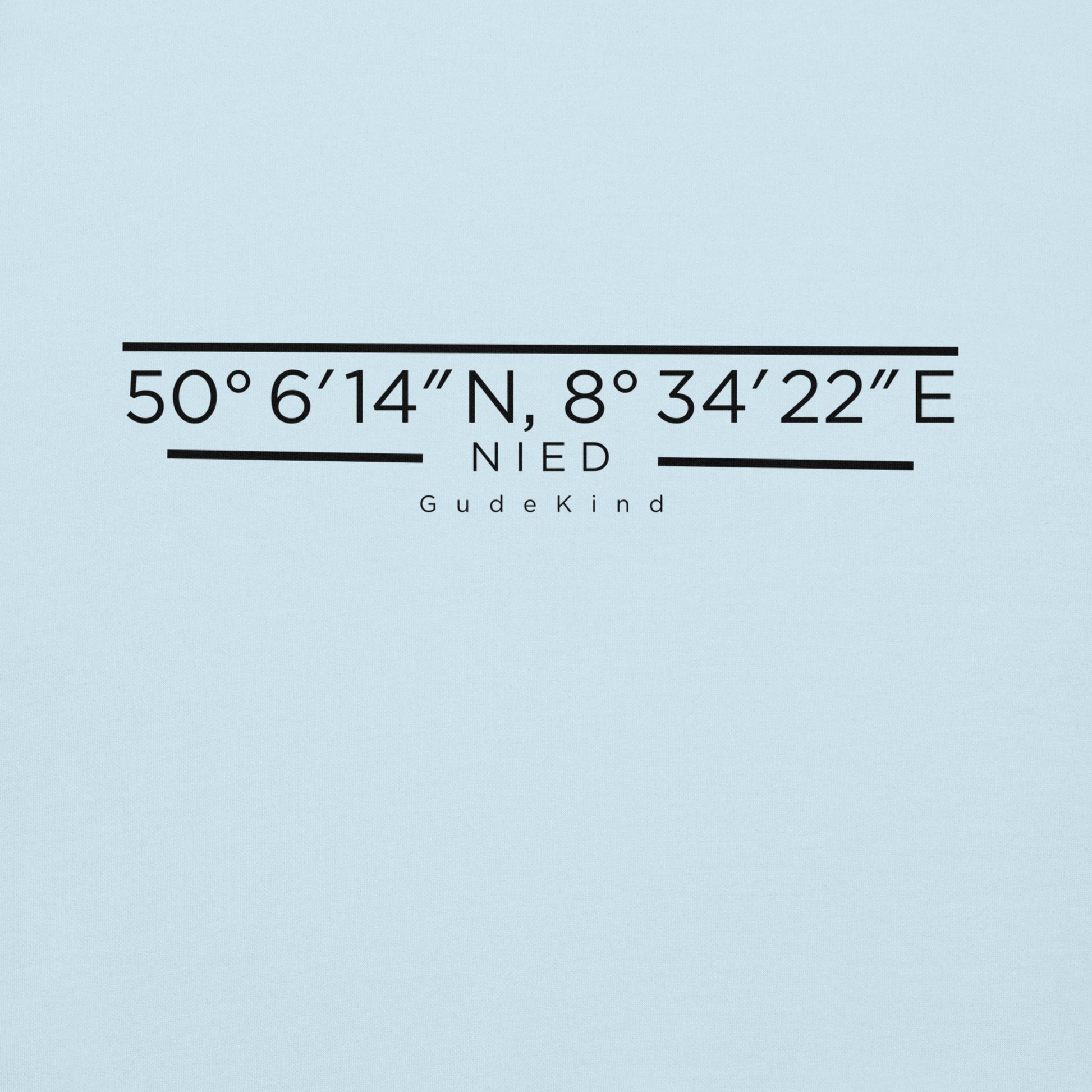 Unisex Hoodie für Frankfurt Nied – Streetwear meets Local Identity