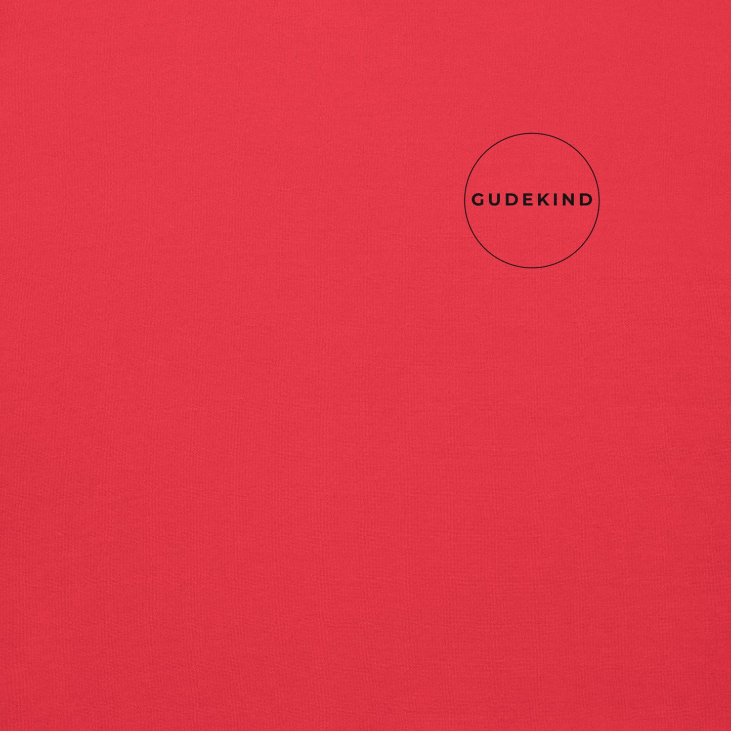 Gudekind Alt-Sachsenhausen Hoodie mit Markenlogo Front und Koordinaten Backprint, minimalistisches Frankfurt Stadtteil Design