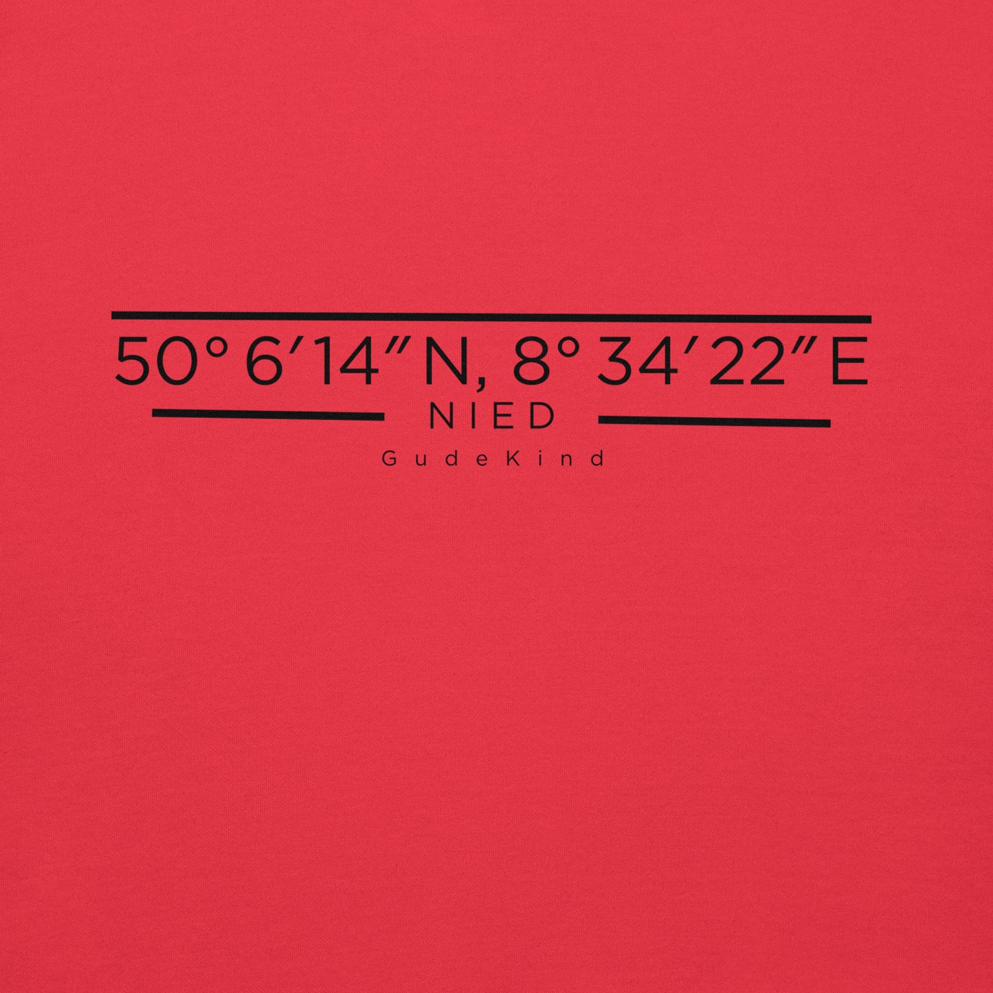 Unisex Hoodie für Frankfurt Nied – Streetwear meets Local Identity