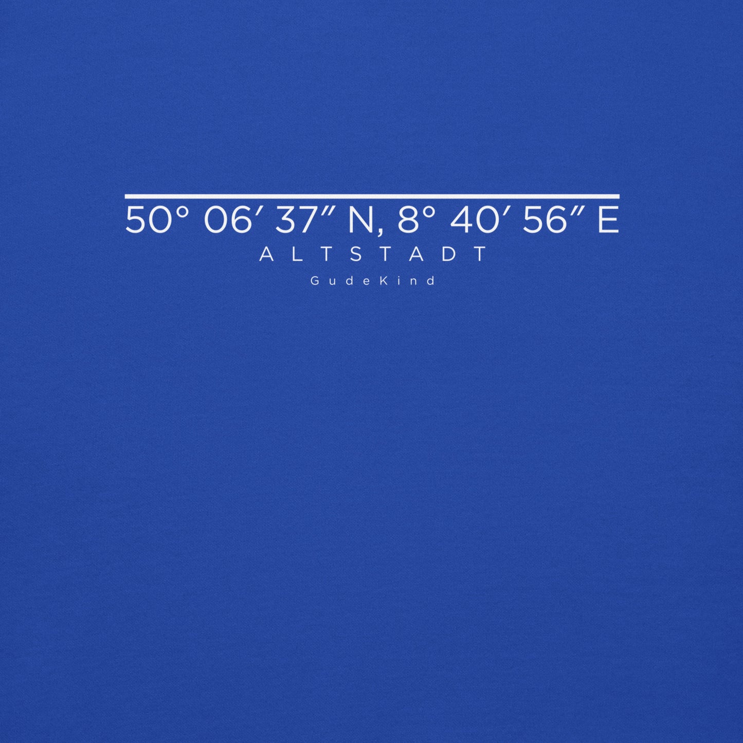 Altstadt Premium Hoodie – Unisex Frontprint