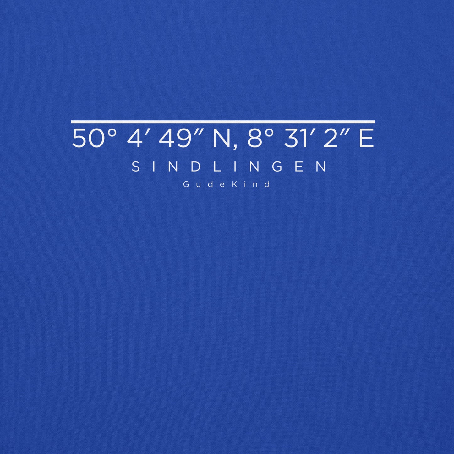 Sindlingen Premium Hoodie – Unisex Frontprint