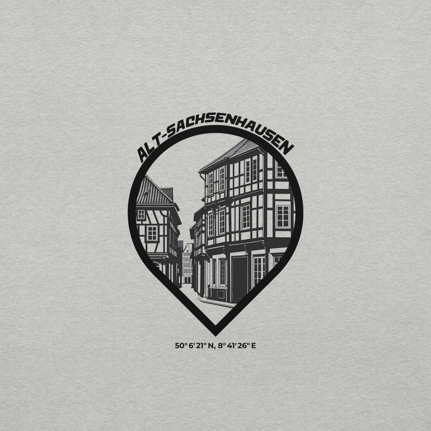 Backprint Detail Alt-Sachsenhausen T-Shirt Gudekind