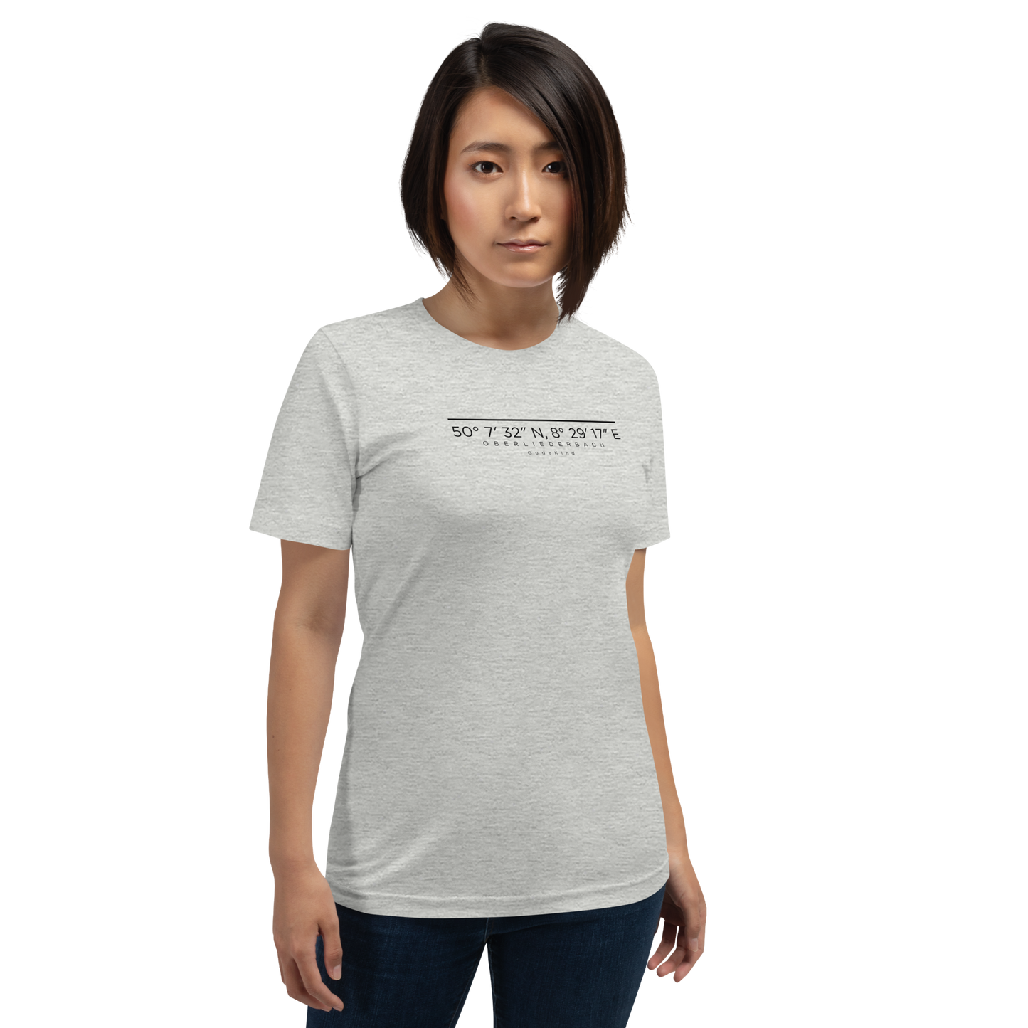 Oberliederbach Premium Tee – Unisex Frontprint