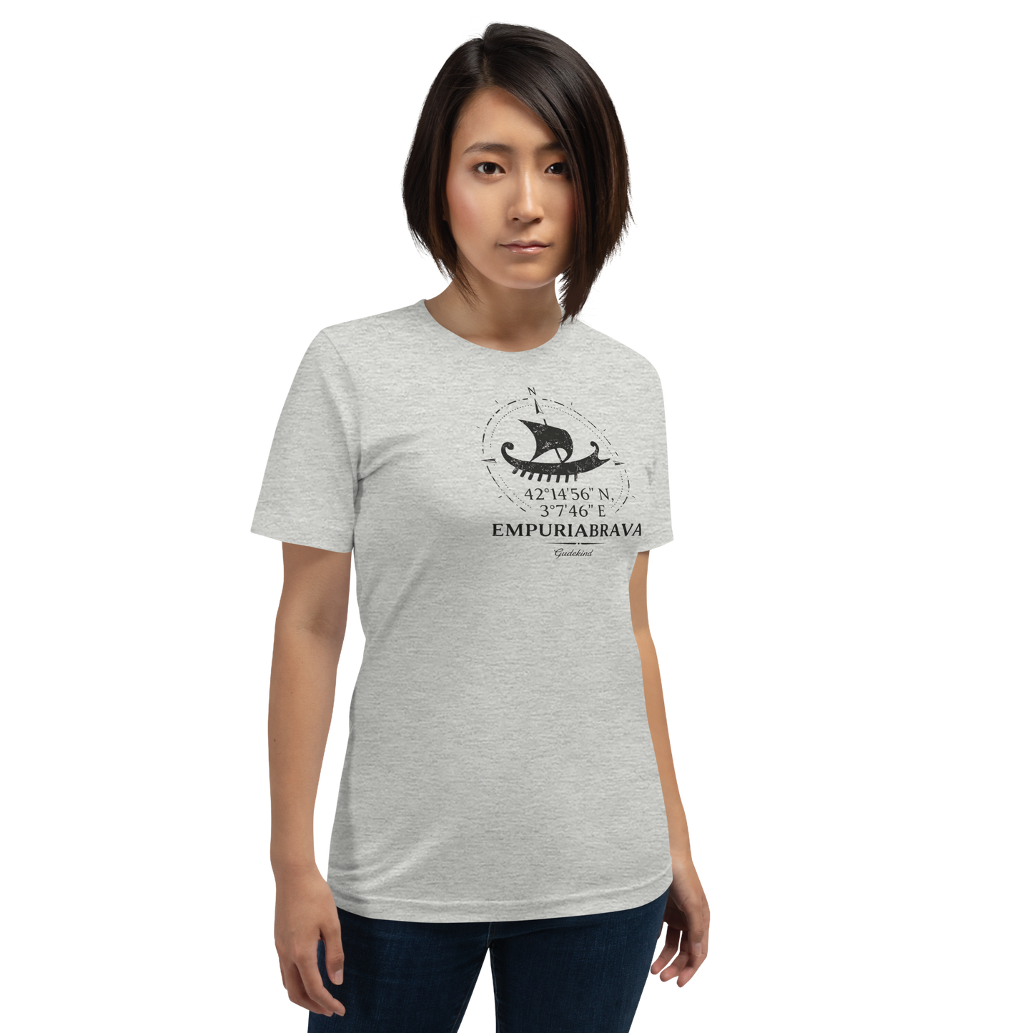 Empuriabrava Premium Tee – Unisex Frontprint Nautic