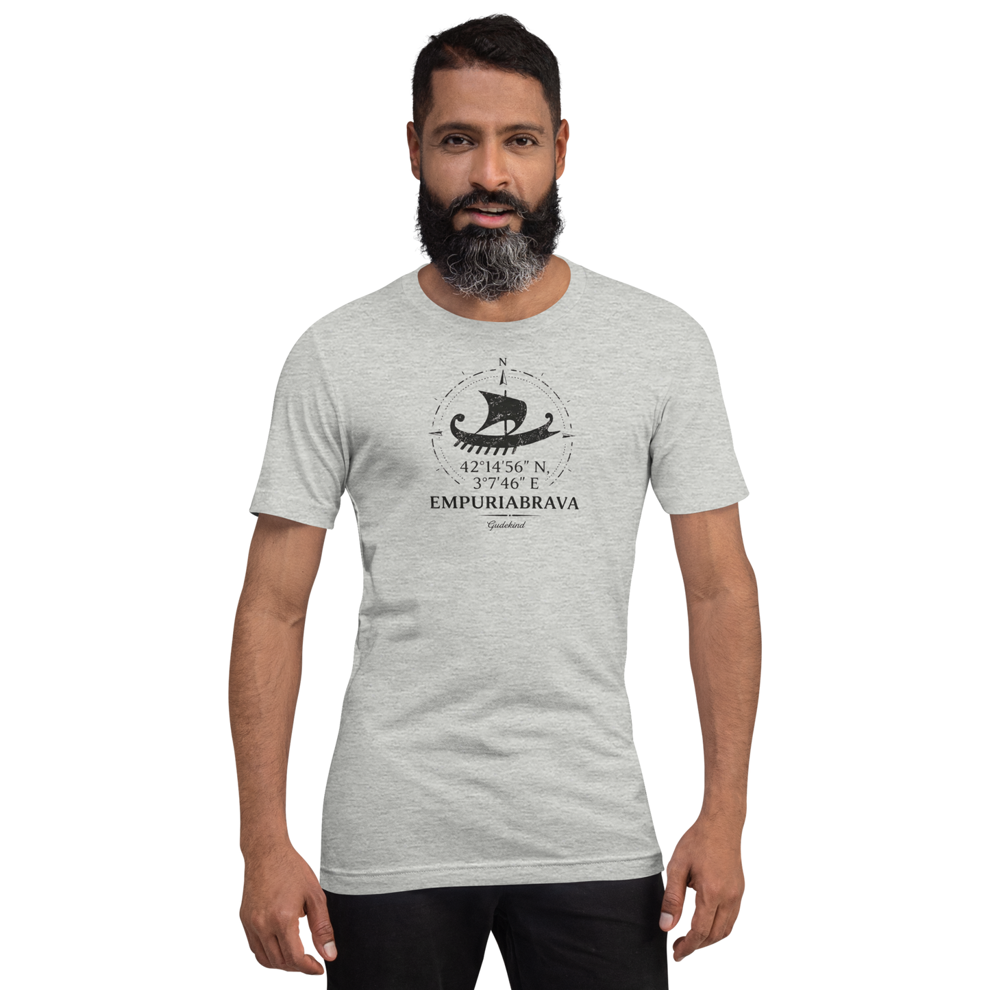 Empuriabrava Premium Tee – Unisex Frontprint Nautic