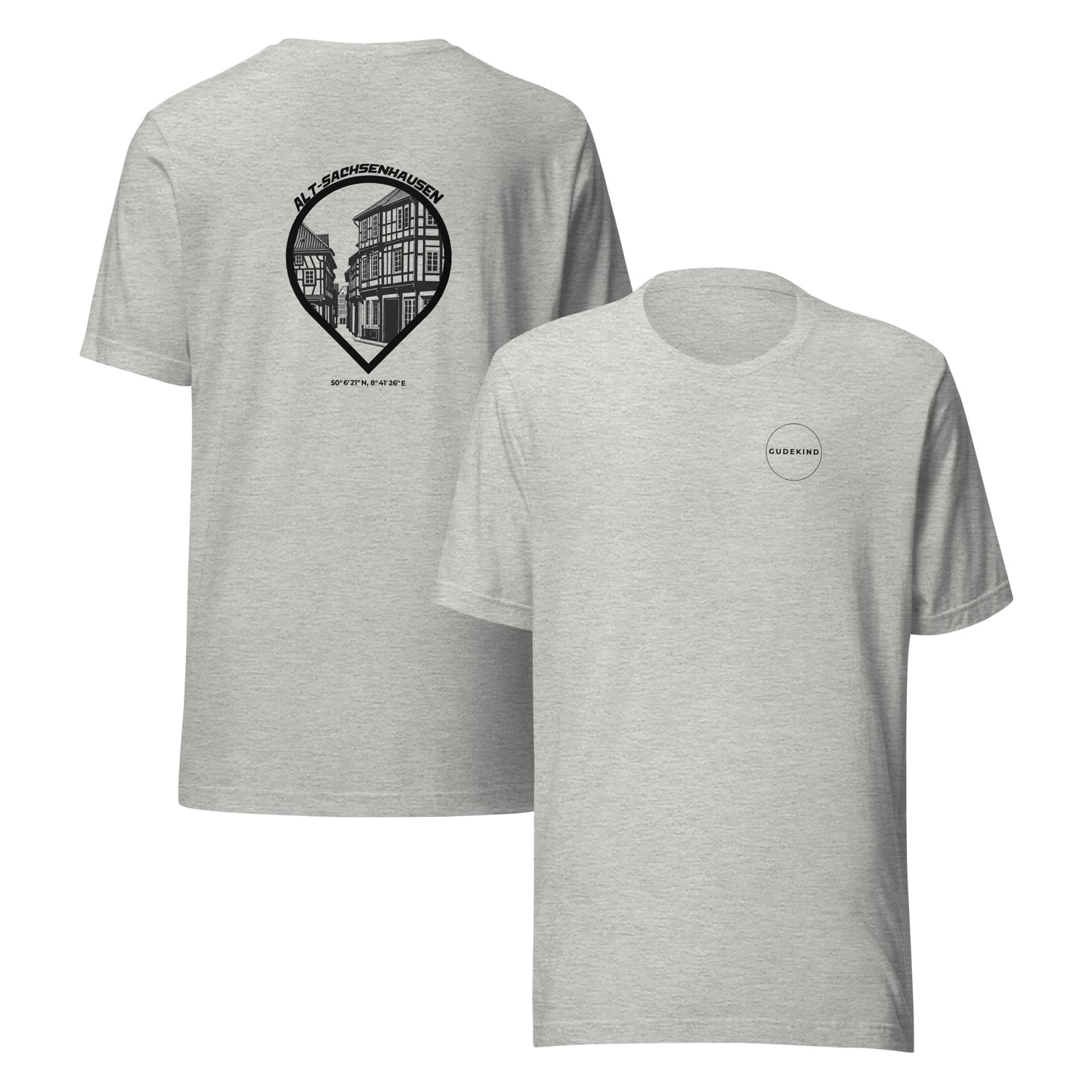 Alt-Sachsenhausen T-Shirt Frontprint minimal Frankfurt Gudekind