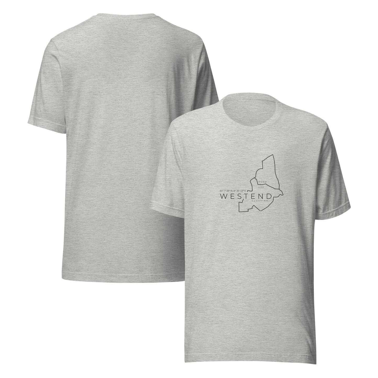 Westend T-Shirt Bold Frontprint  Frankfurt Gudekind