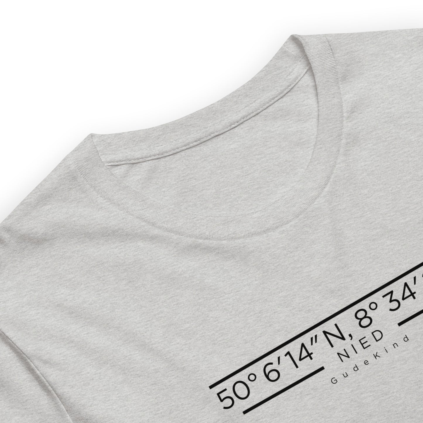 Nied T-Shirt Frontprint minimal Frankfurt Gudekind