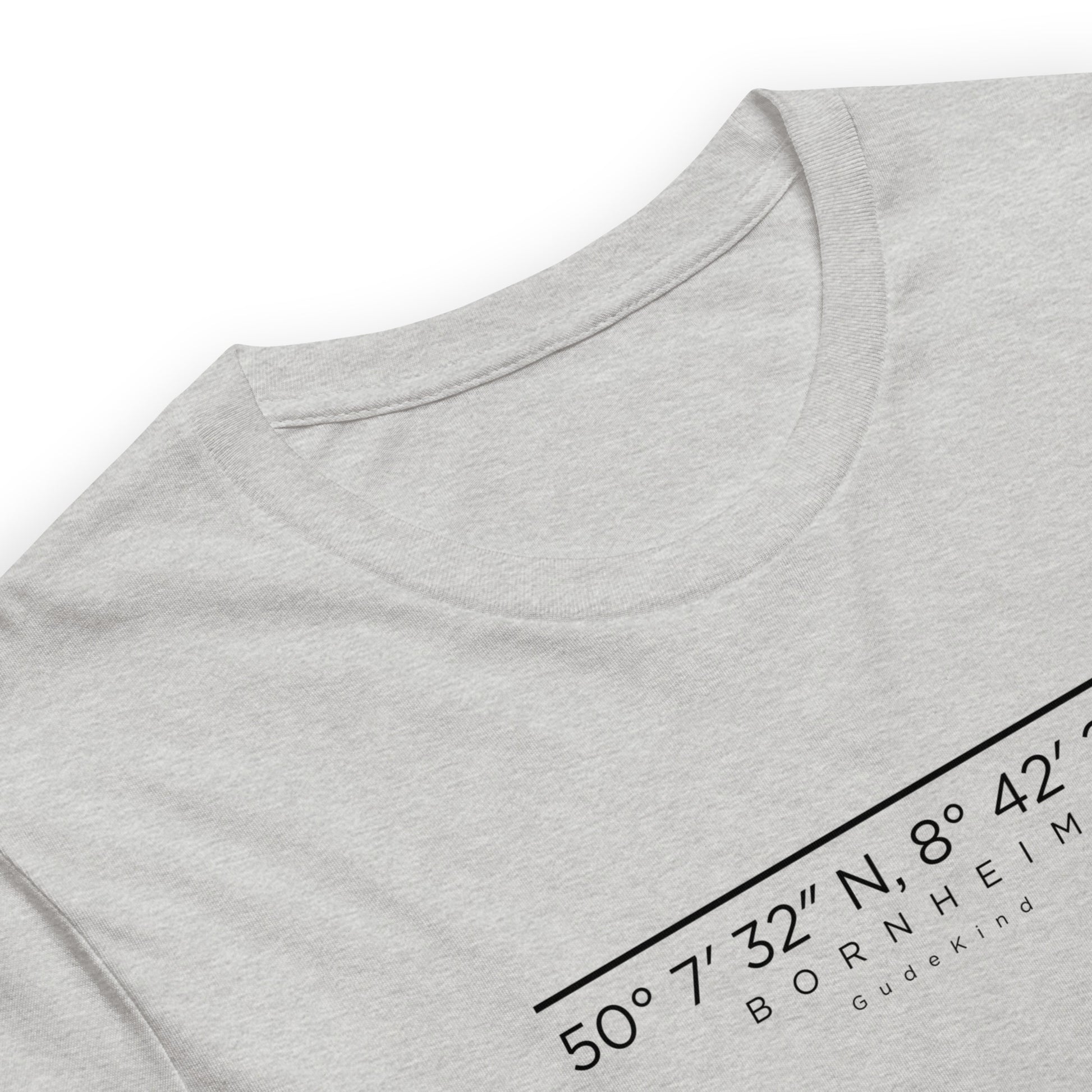 Bornheim T-Shirt Frontprint minimal Frankfurt Gudekind