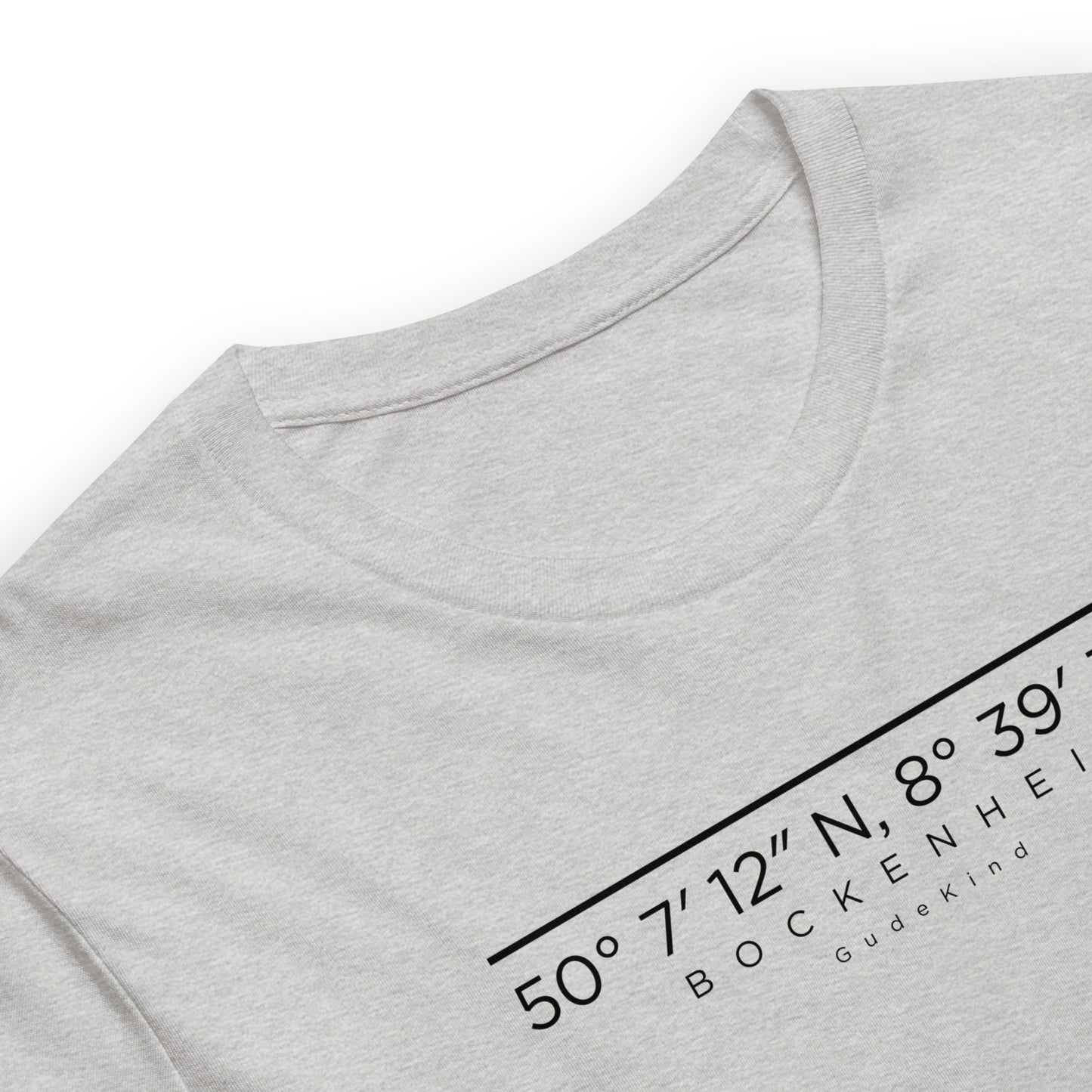 Bockenheim T-Shirt Frontprint minimal Frankfurt Gudekind