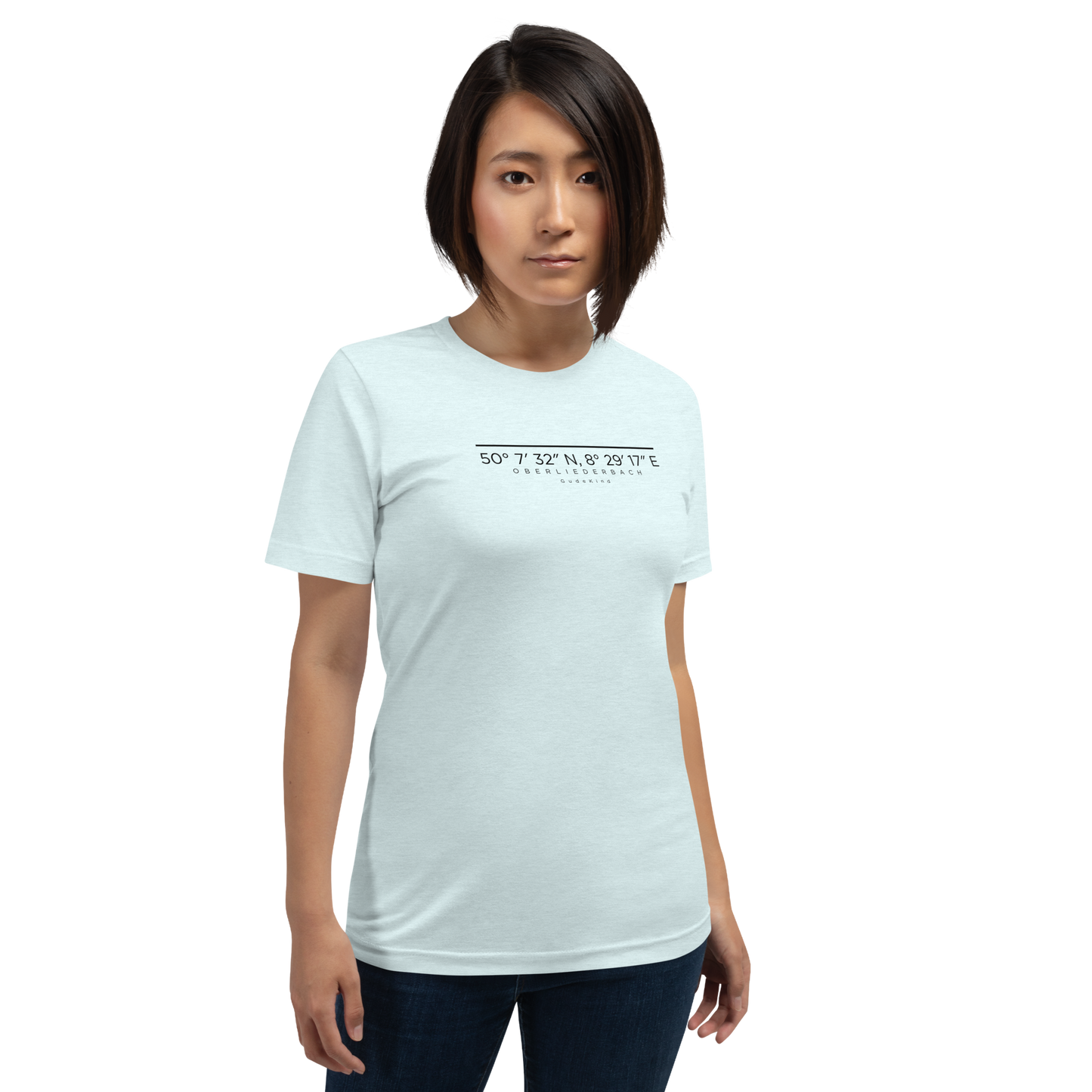 Oberliederbach Premium Tee – Unisex Frontprint