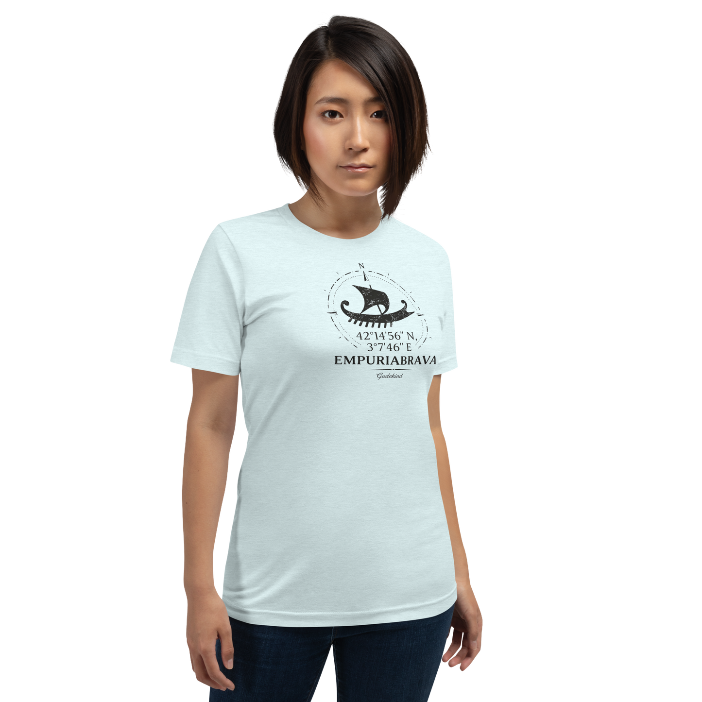 Empuriabrava Premium Tee – Unisex Frontprint Nautic