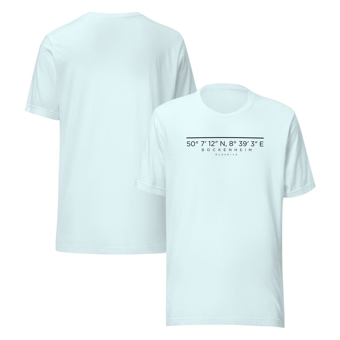 Bockenheim T-Shirt Frontprint minimal Frankfurt Gudekind