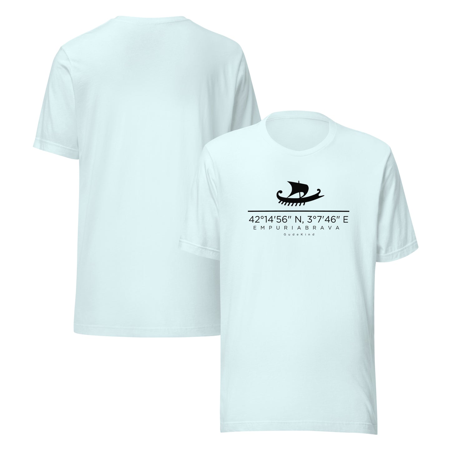 Empuriabrava T-Shirt Frontprint minimal Holiday Edition Gudekind
