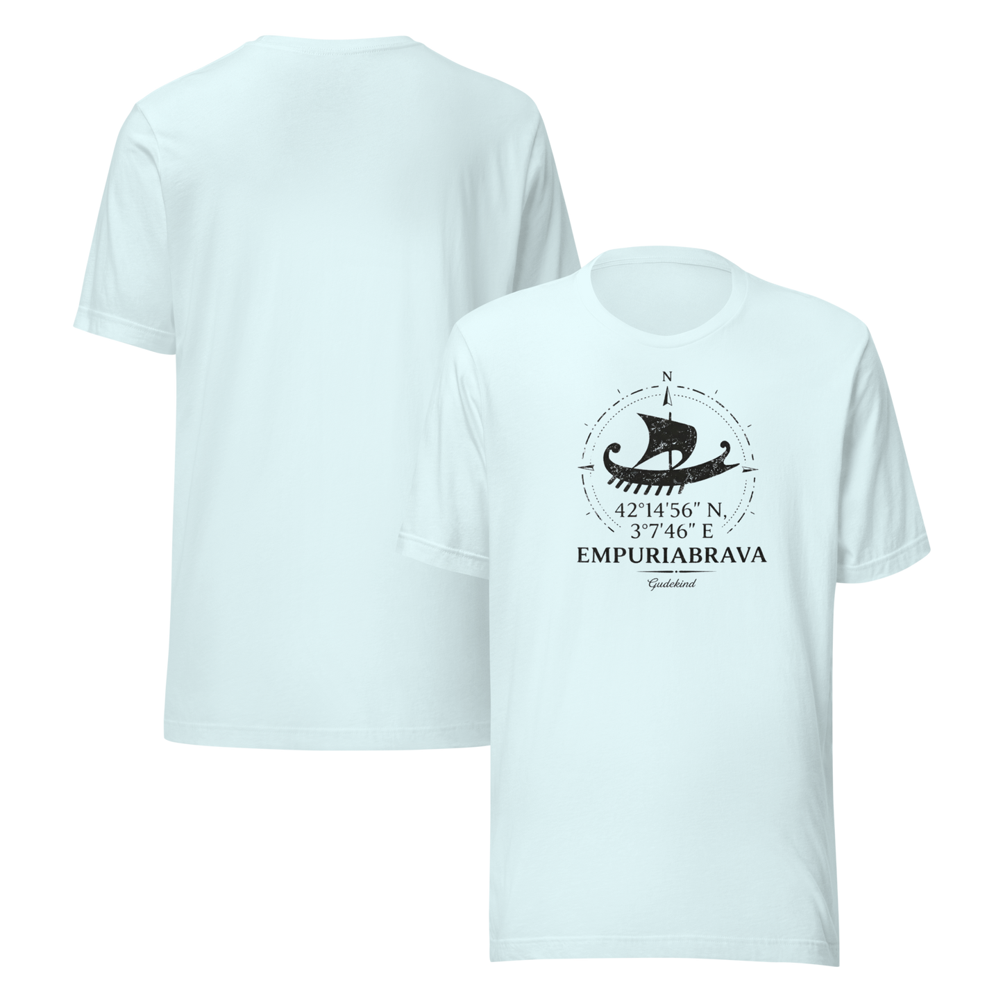 Empuriabrava Premium Tee – Unisex Frontprint Nautic