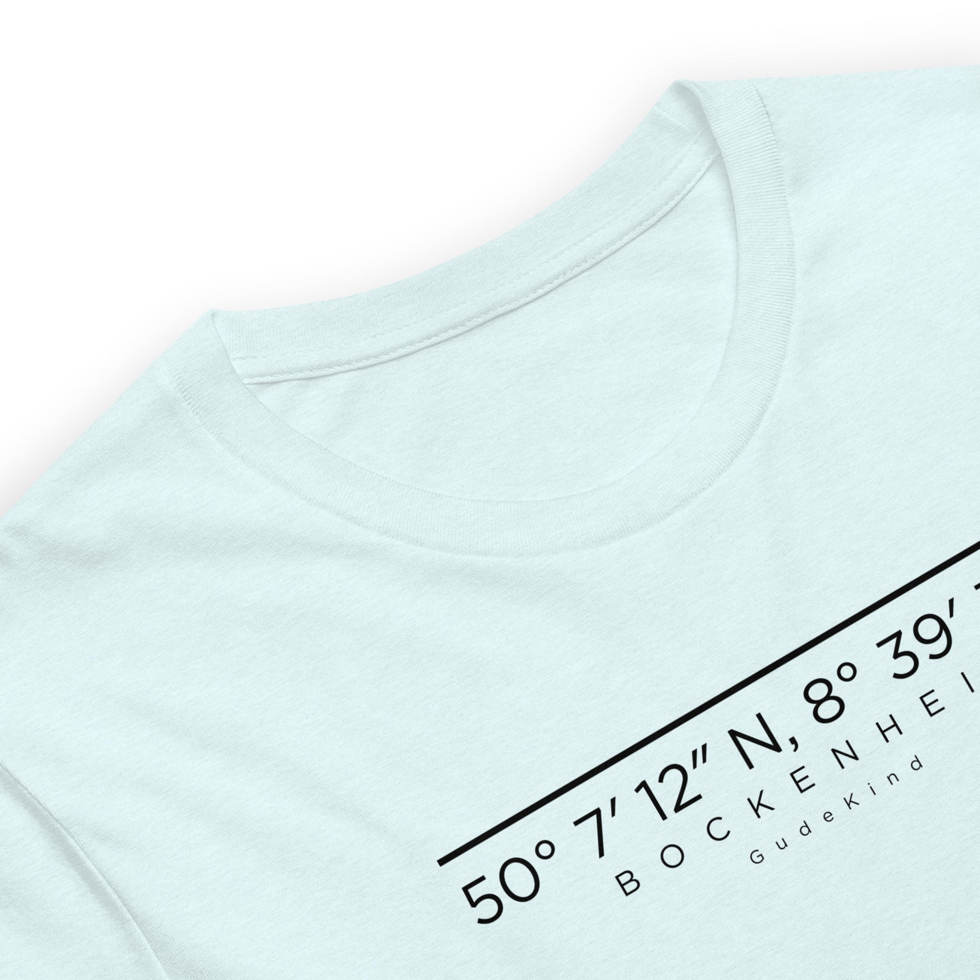 Bockenheim T-Shirt Frontprint minimal Frankfurt Gudekind