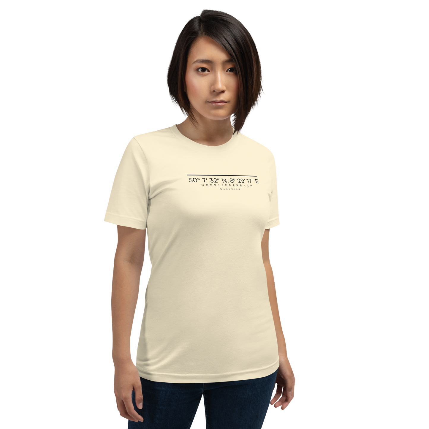 Oberliederbach Premium Tee – Unisex Frontprint