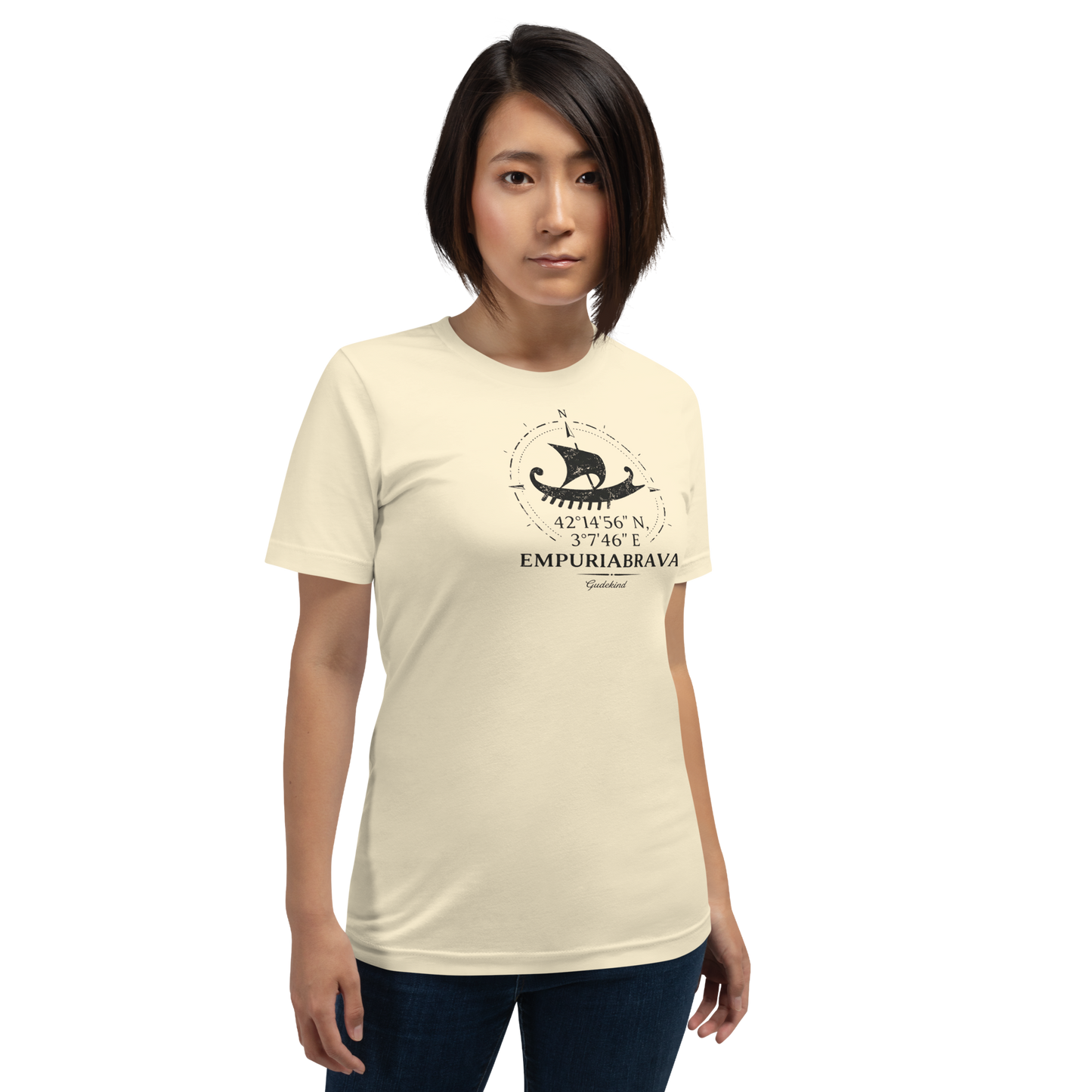 Empuriabrava Premium Tee – Unisex Frontprint Nautic