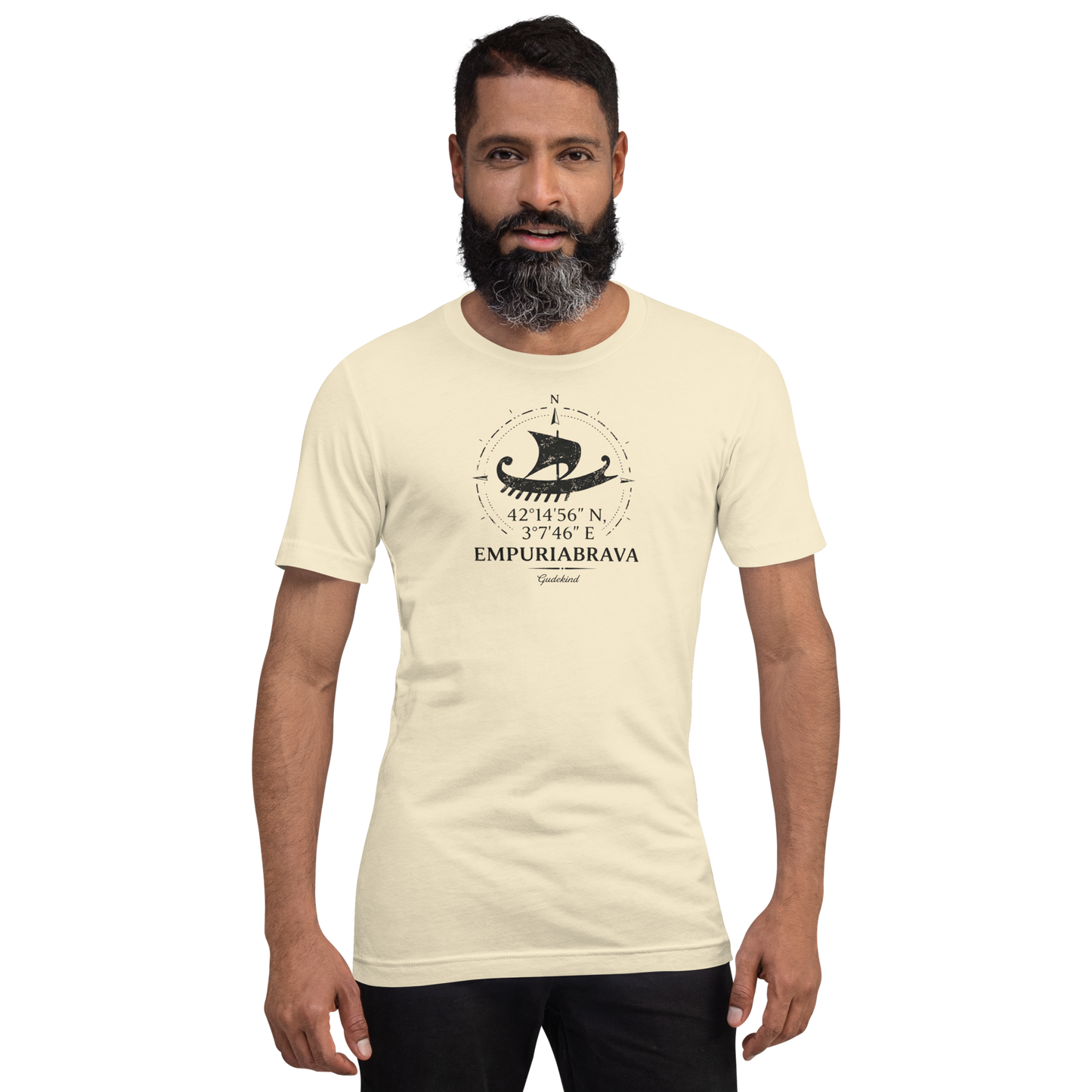 Empuriabrava Premium Tee – Unisex Frontprint Nautic
