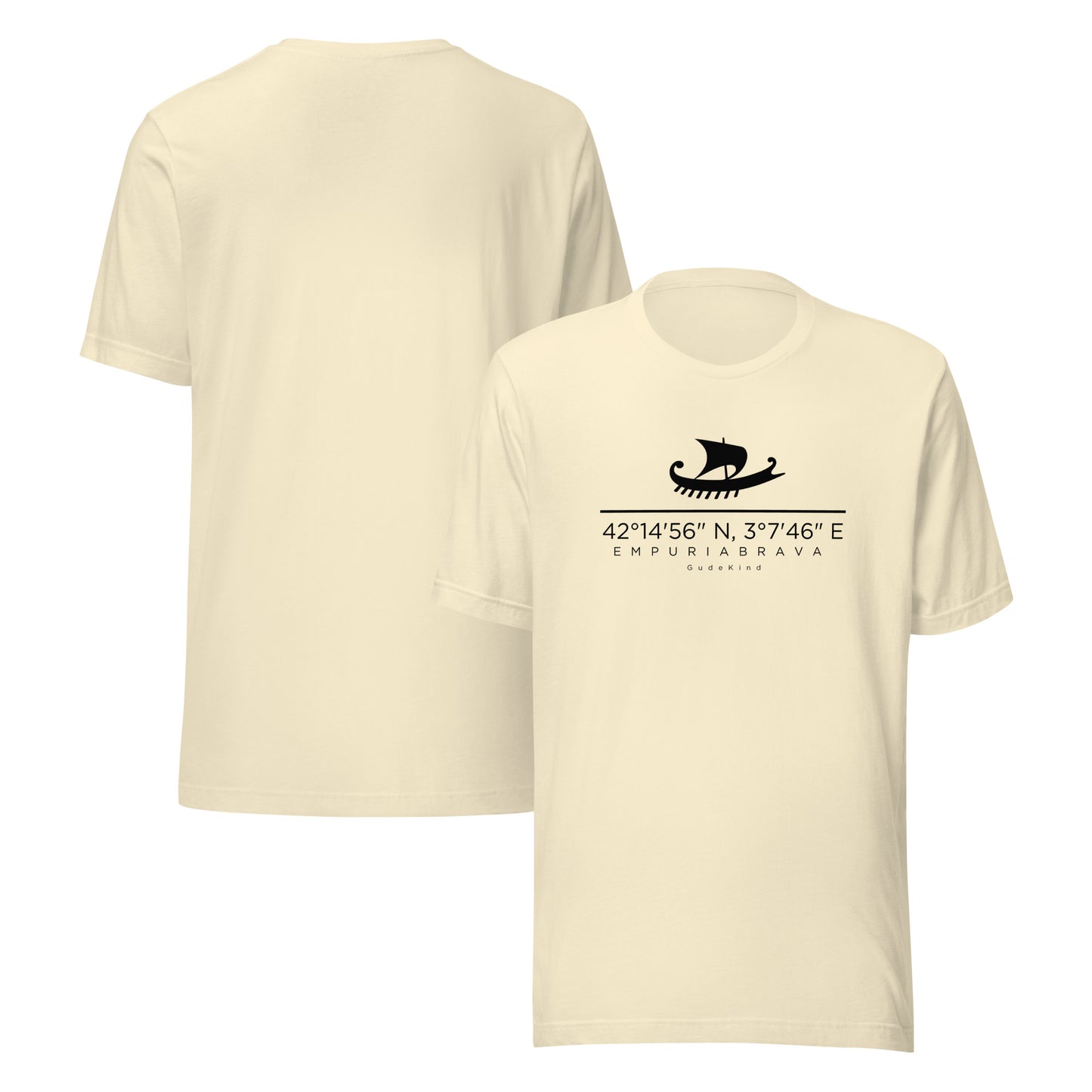 Empuriabrava T-Shirt Frontprint minimal Holiday Edition Gudekind