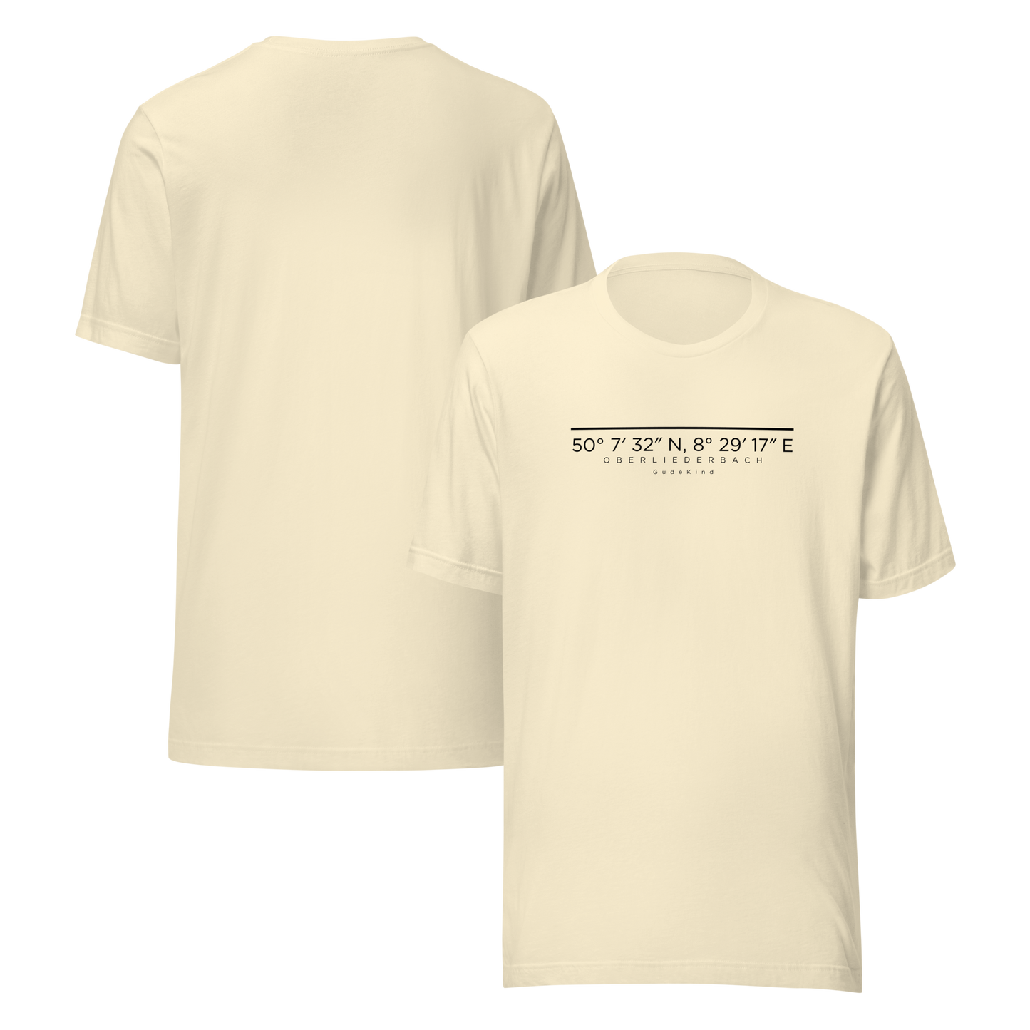 Oberliederbach Premium Tee – Unisex Frontprint