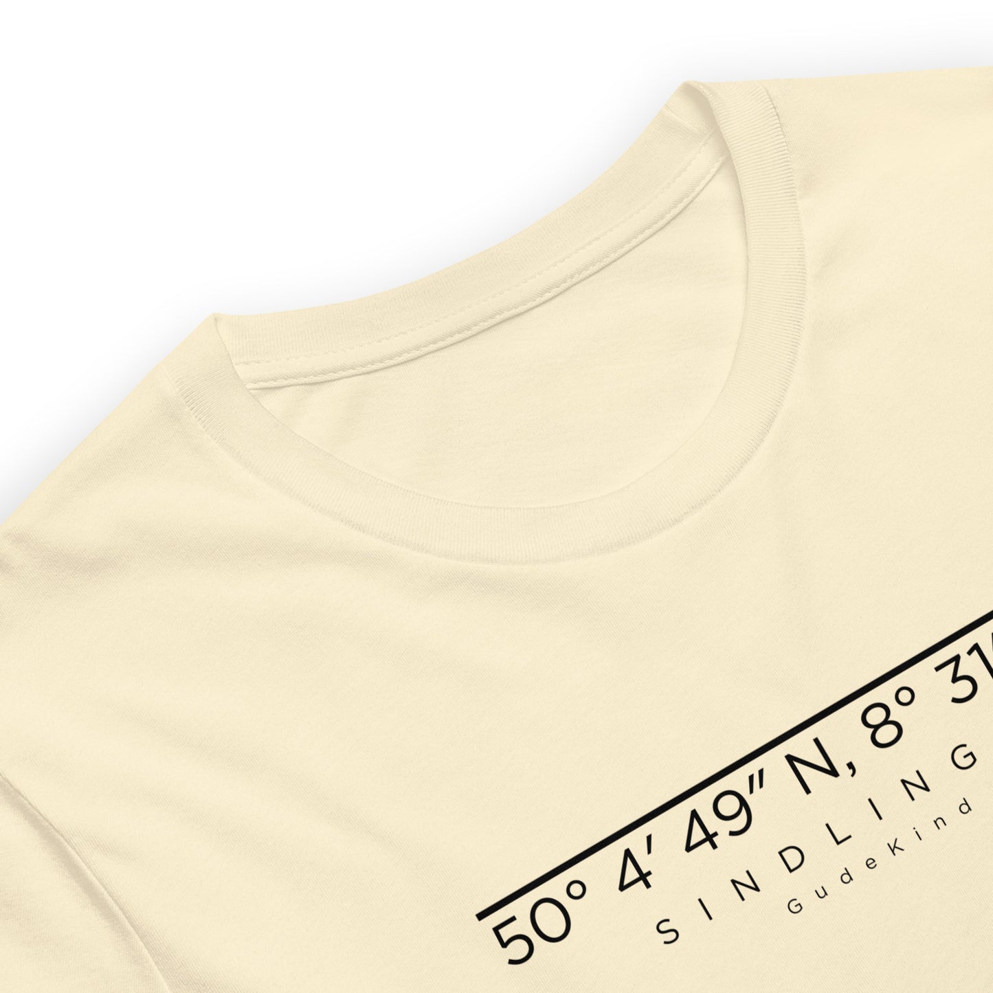 Sindlingen T-Shirt Frontprint minimal Frankfurt Gudekind