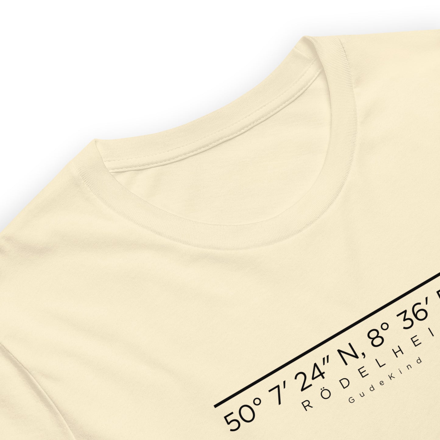 Rödelheim T-Shirt Frontprint minimal Frankfurt Gudekind