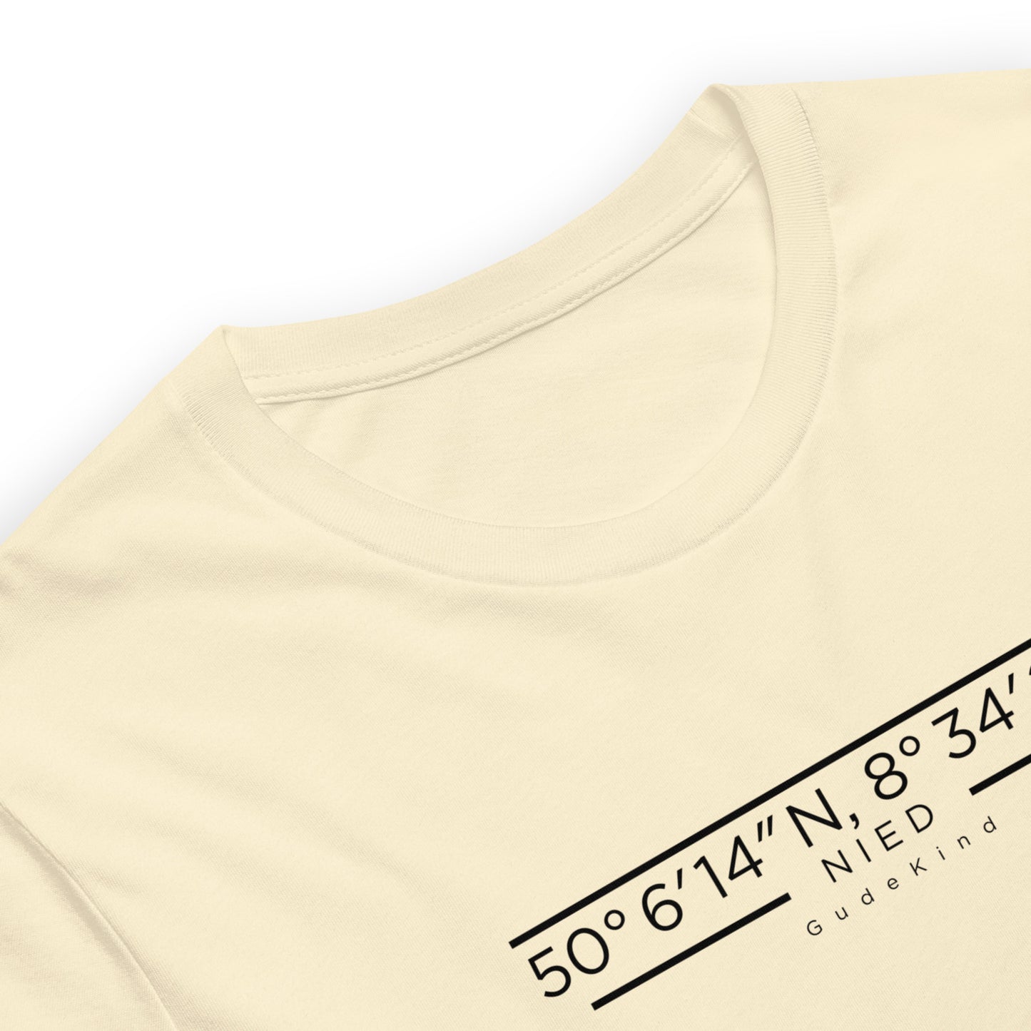 Nied T-Shirt Frontprint minimal Frankfurt Gudekind