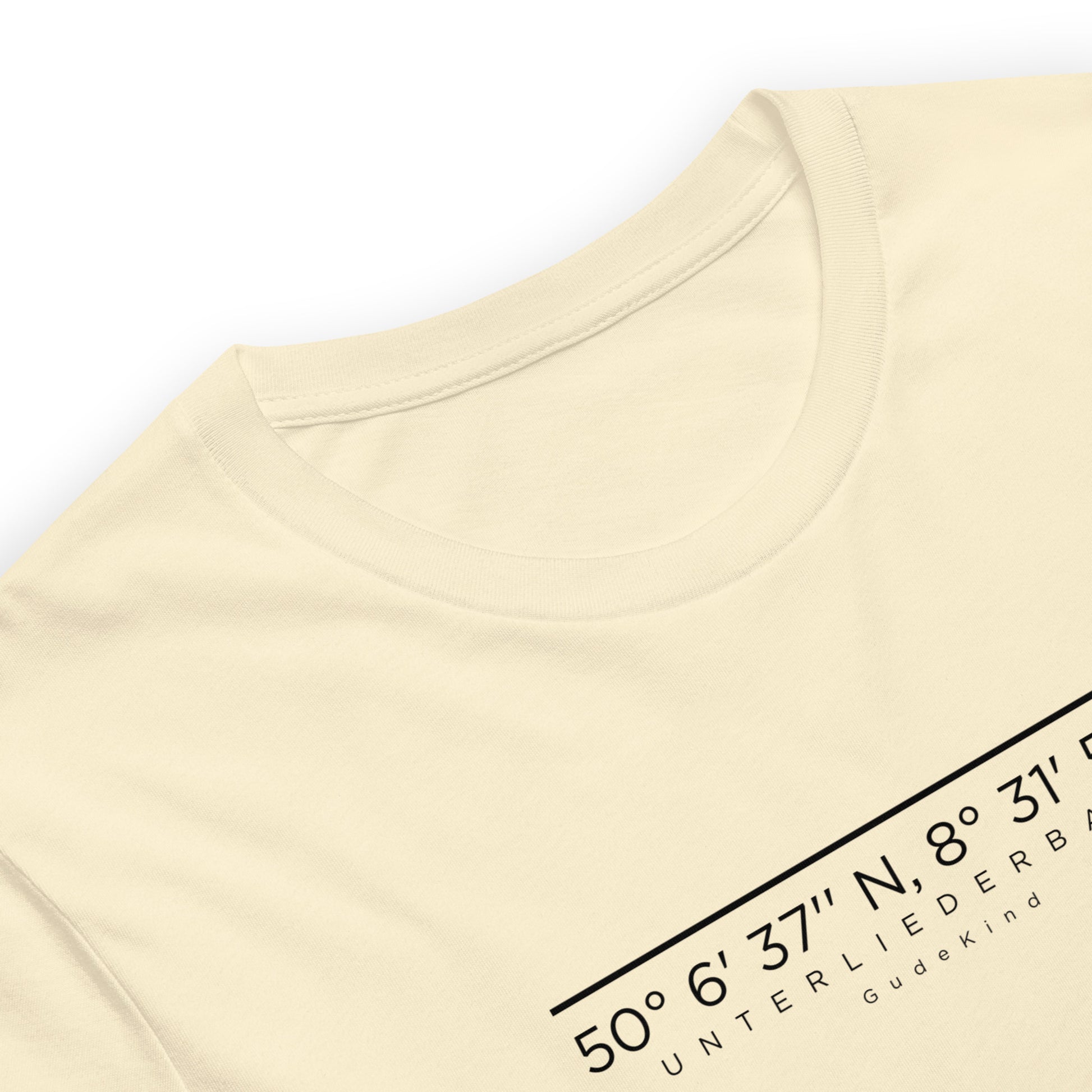 Frontprint Detail Unterliederbach T-Shirt Gudekind