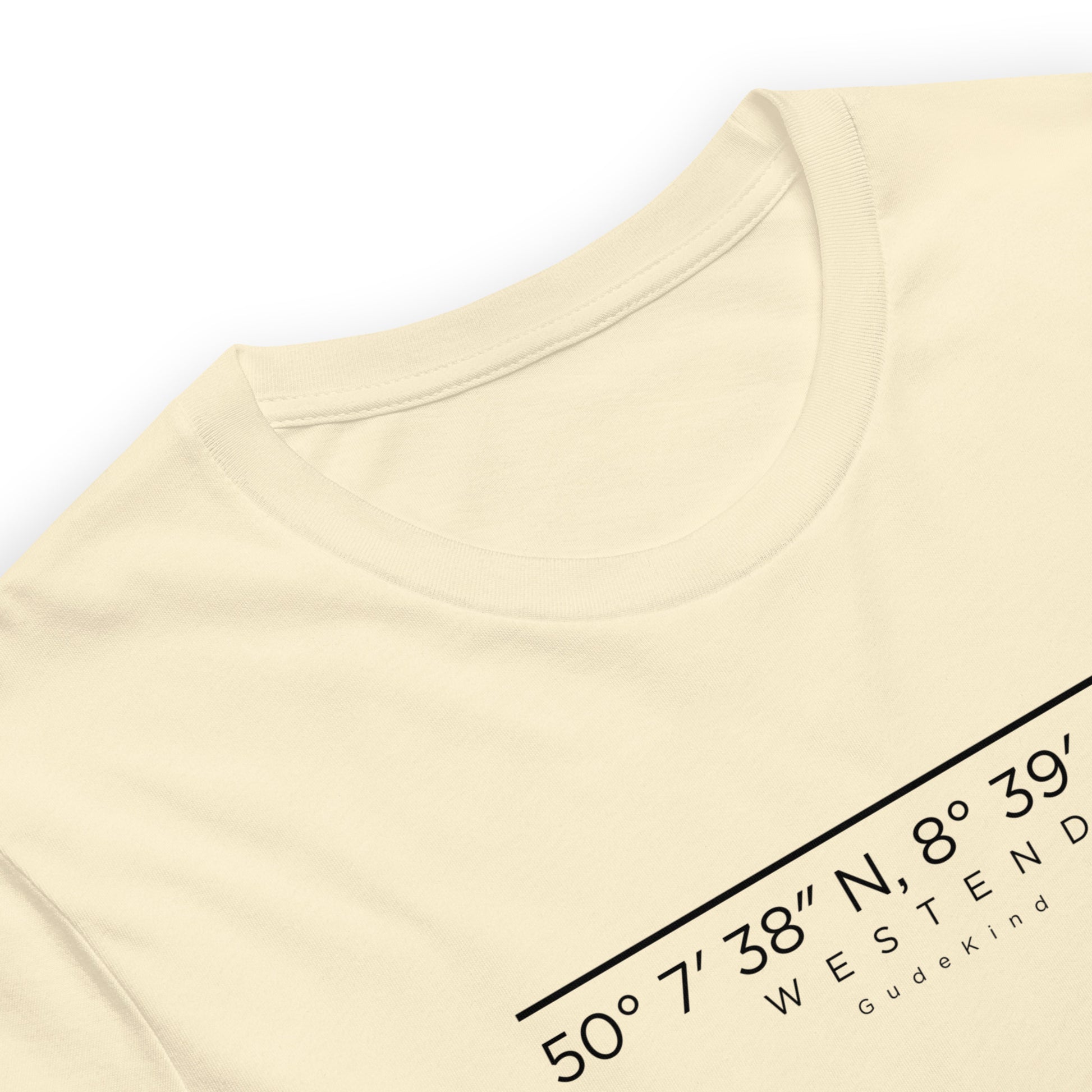 Westend T-Shirt Frontprint minimal Frankfurt Gudekind