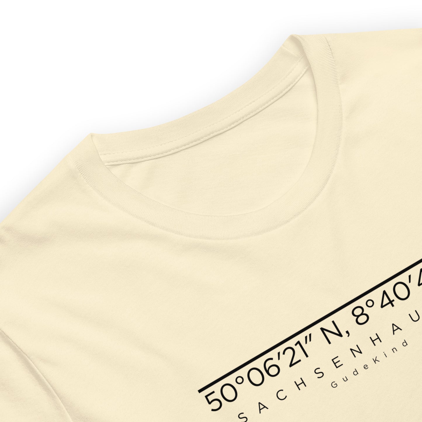 Sachsenhausen T-Shirt Frontprint minimal Frankfurt Gudekind