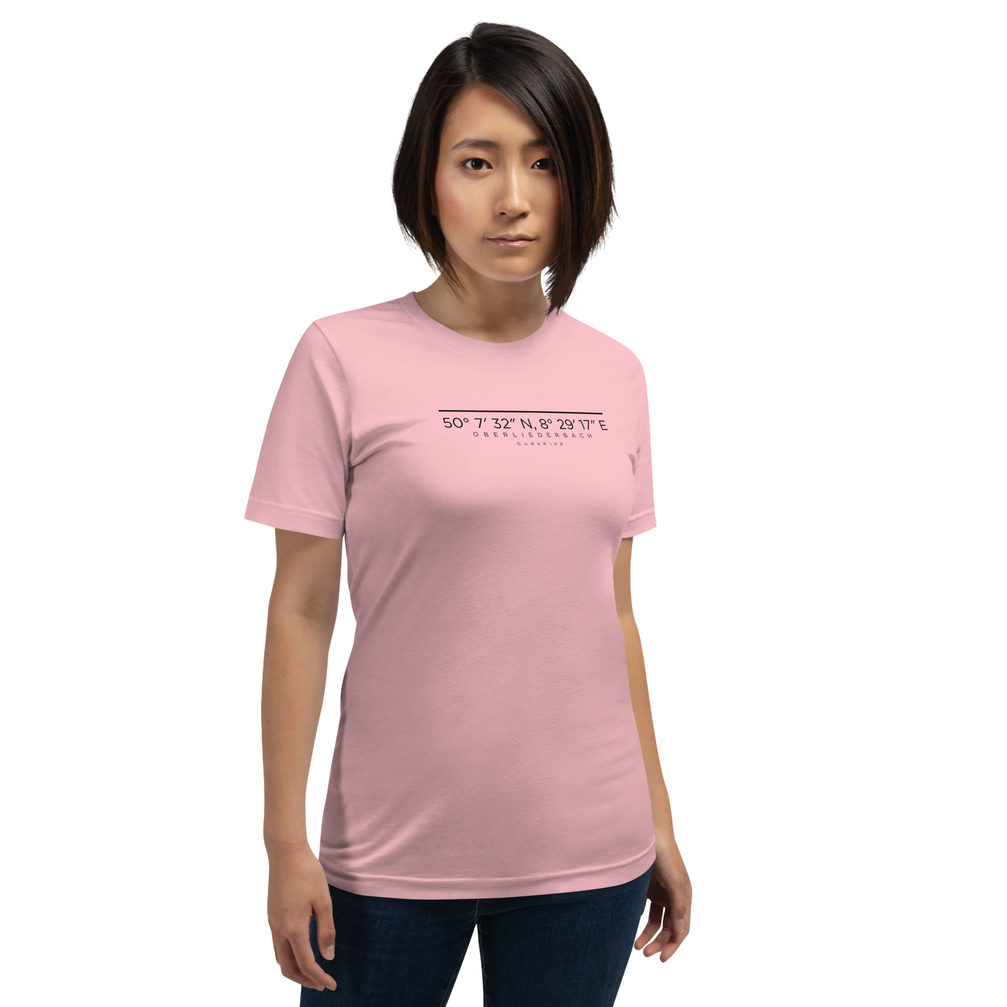 Oberliederbach Premium Tee – Unisex Frontprint