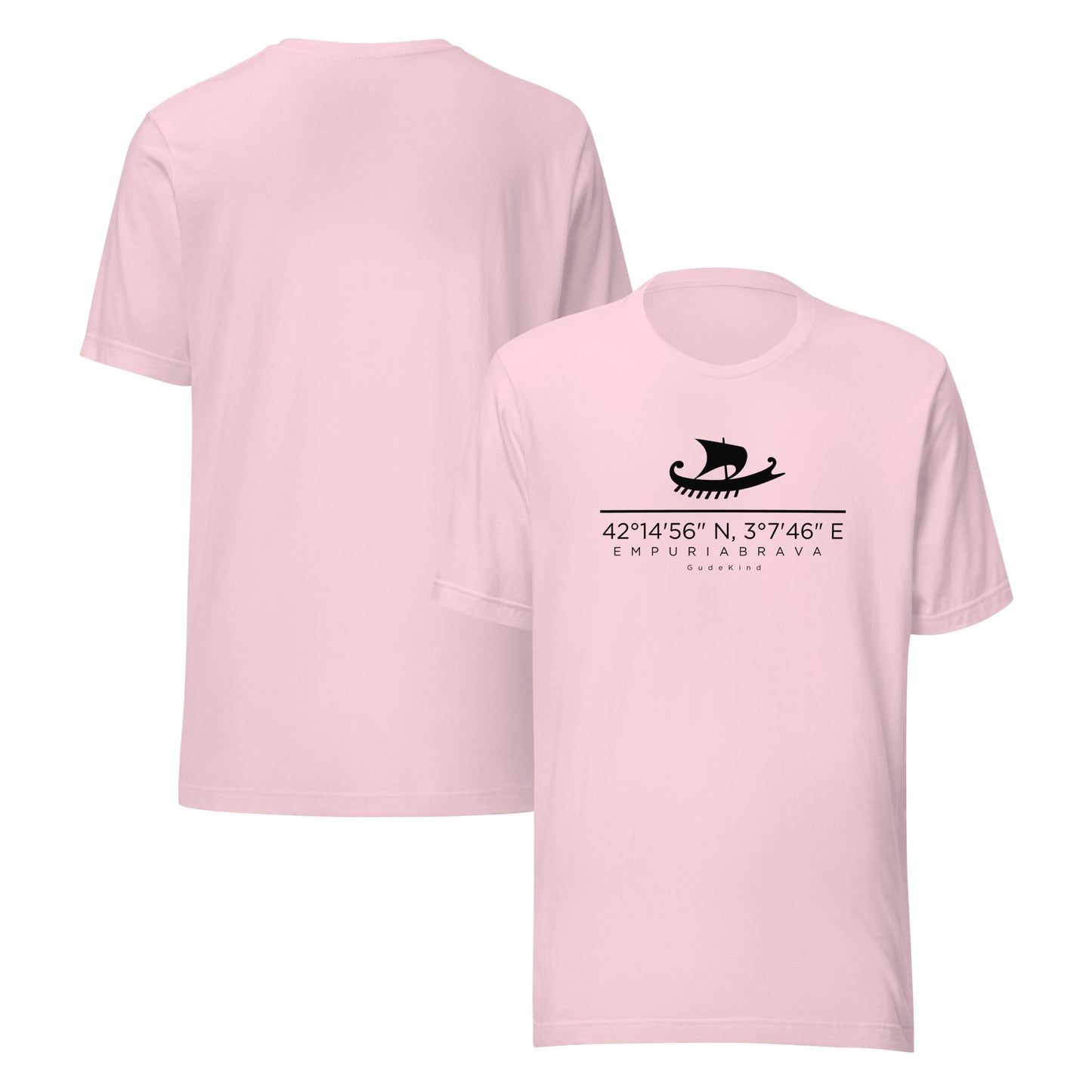 Empuriabrava T-Shirt Frontprint minimal Holiday Edition Gudekind