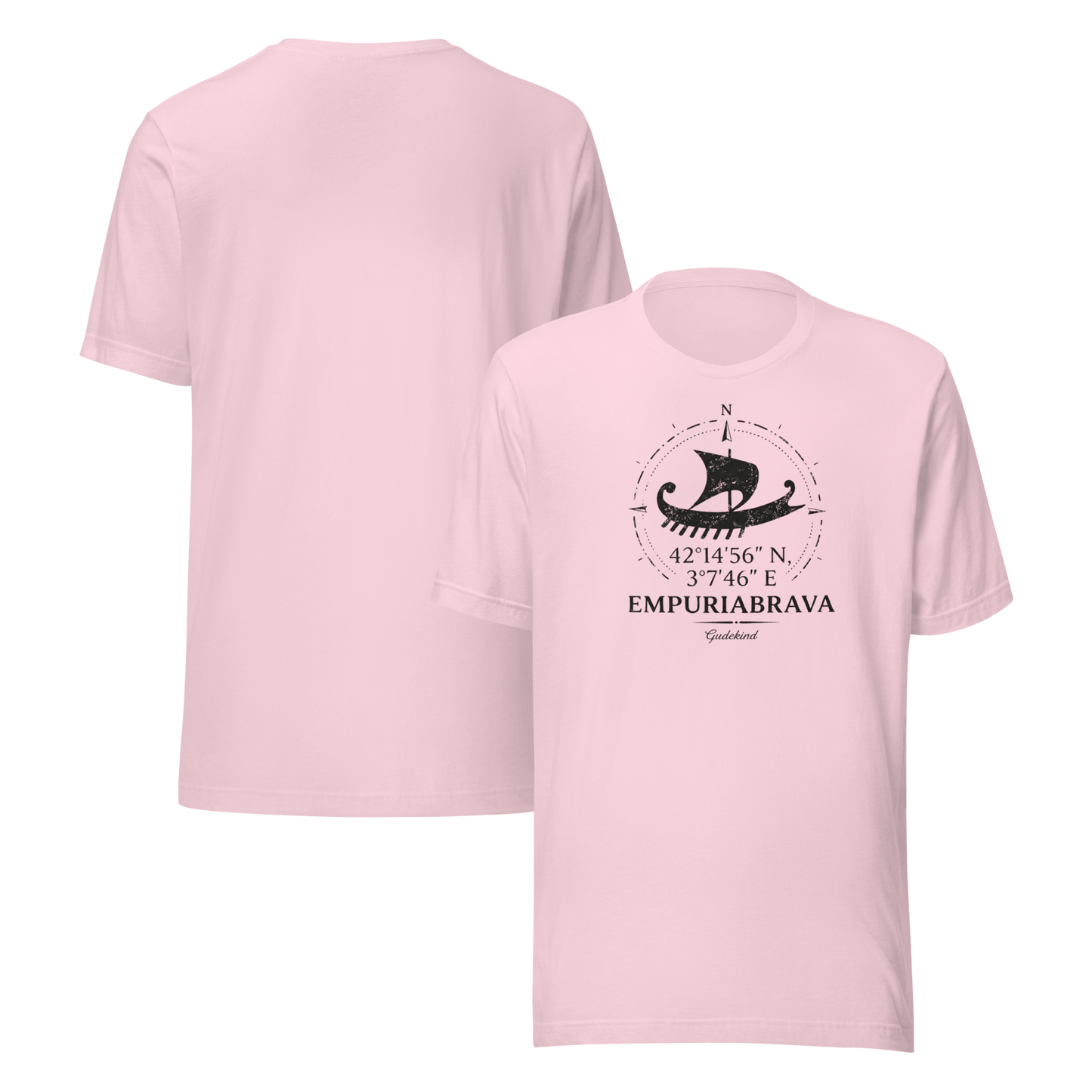 Empuriabrava Premium Tee – Unisex Frontprint Nautic