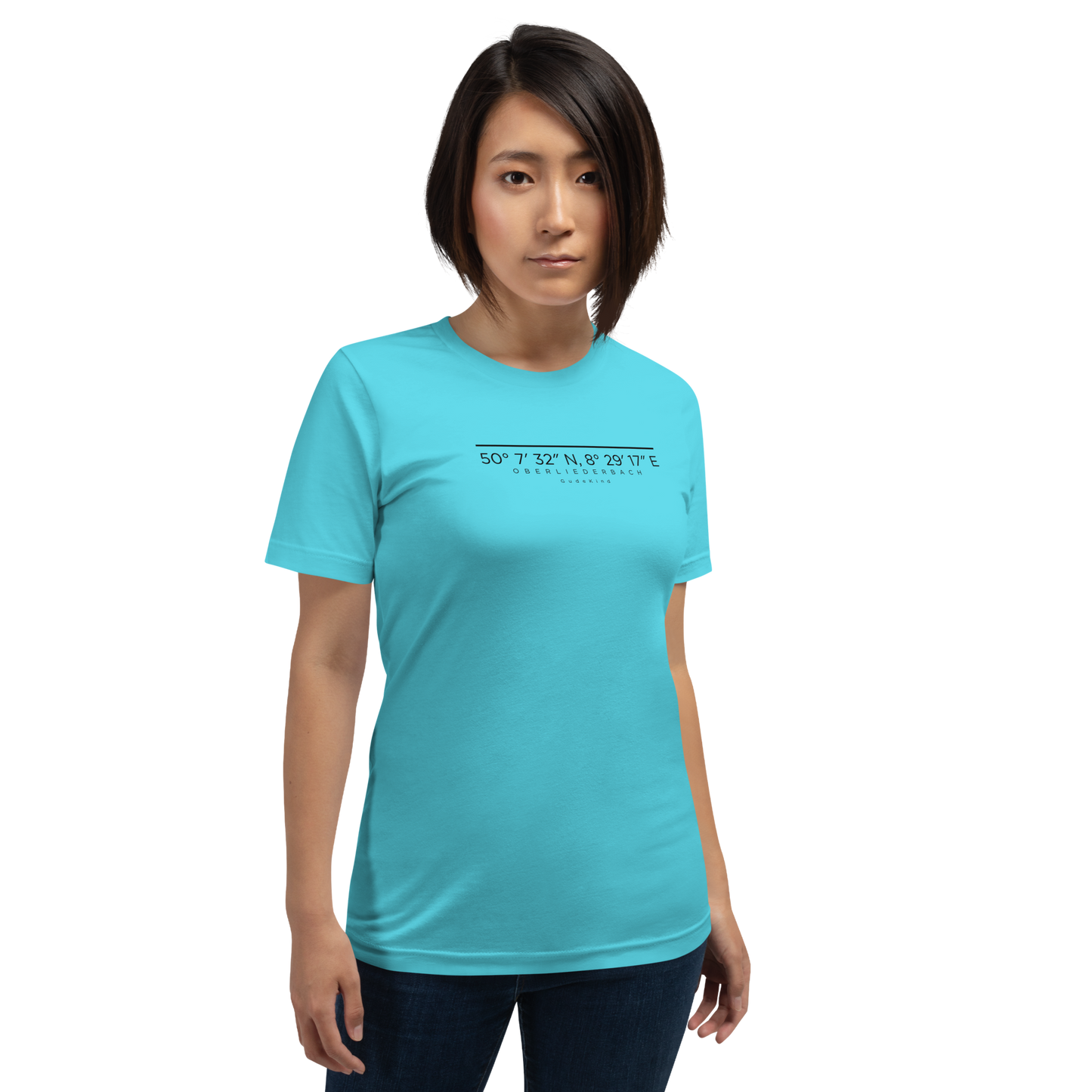 Oberliederbach Premium Tee – Unisex Frontprint