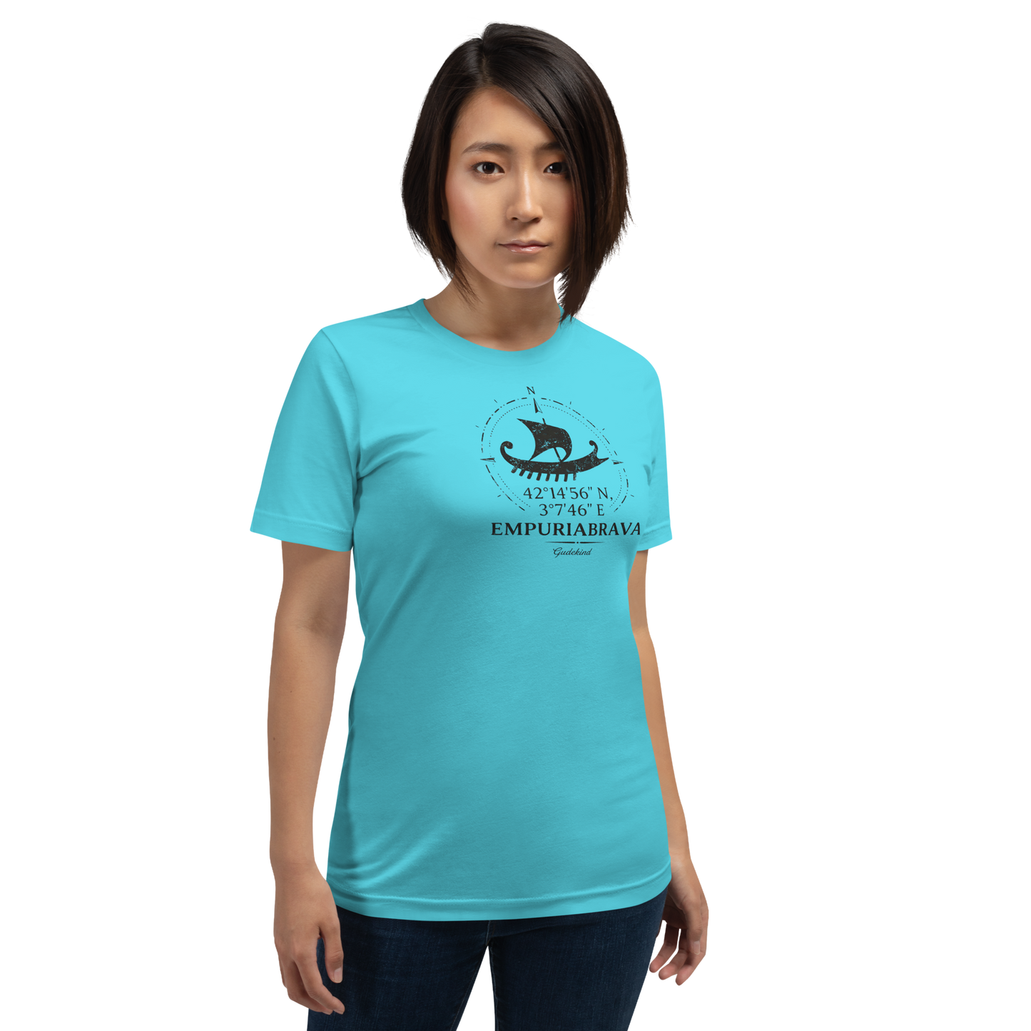 Empuriabrava Premium Tee – Unisex Frontprint Nautic